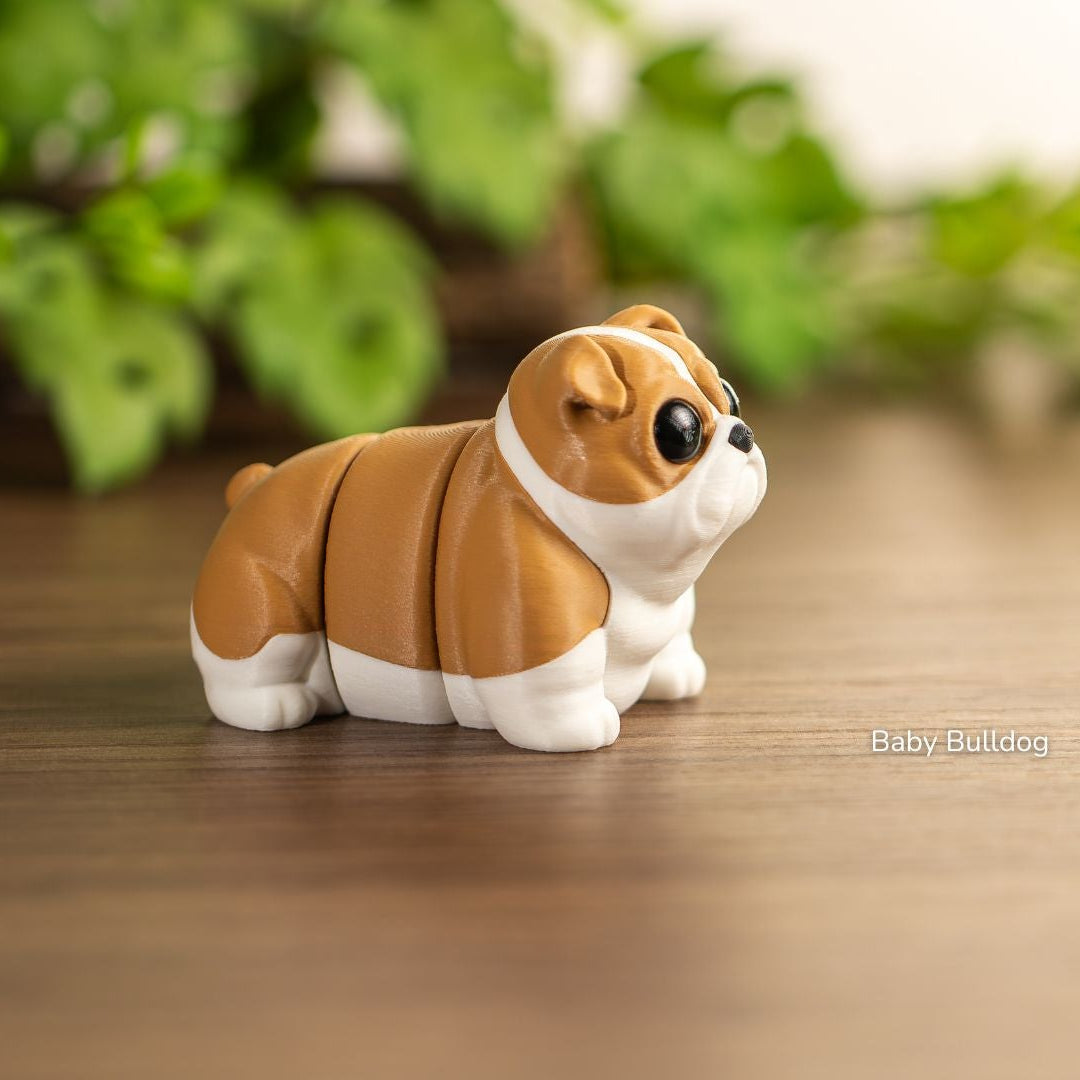 Bull Dog Fidget | Articulated Flexi Animal