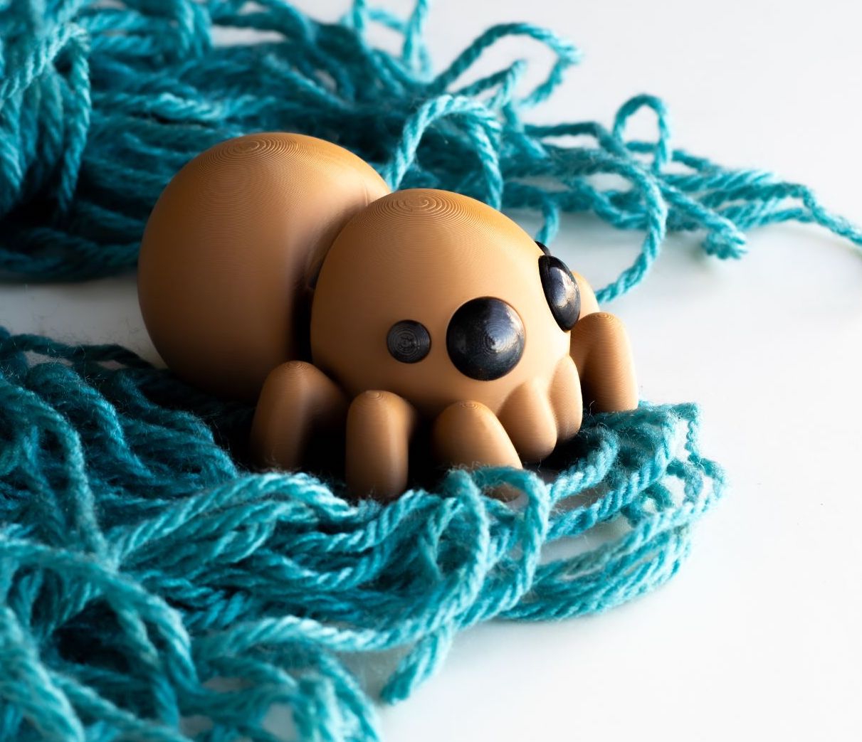 Articulated Baby Spider, Fidget Figurine , Desktop Figurine
