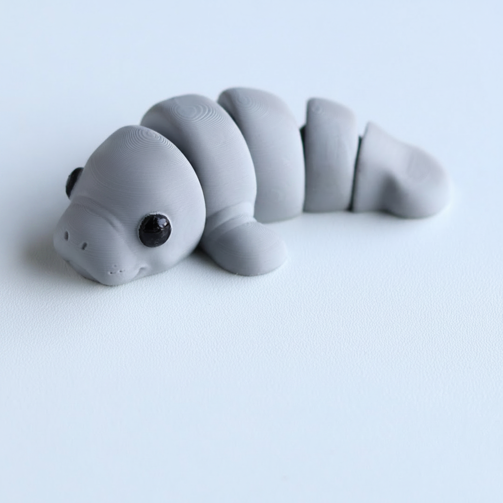Mini Manatee Fidget | Articulated Flexi Animal