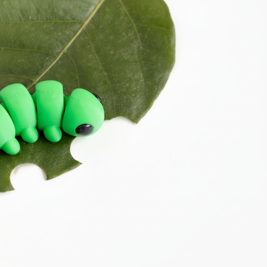 Baby Caterpillar Fidget | Articulated Flexi Animal