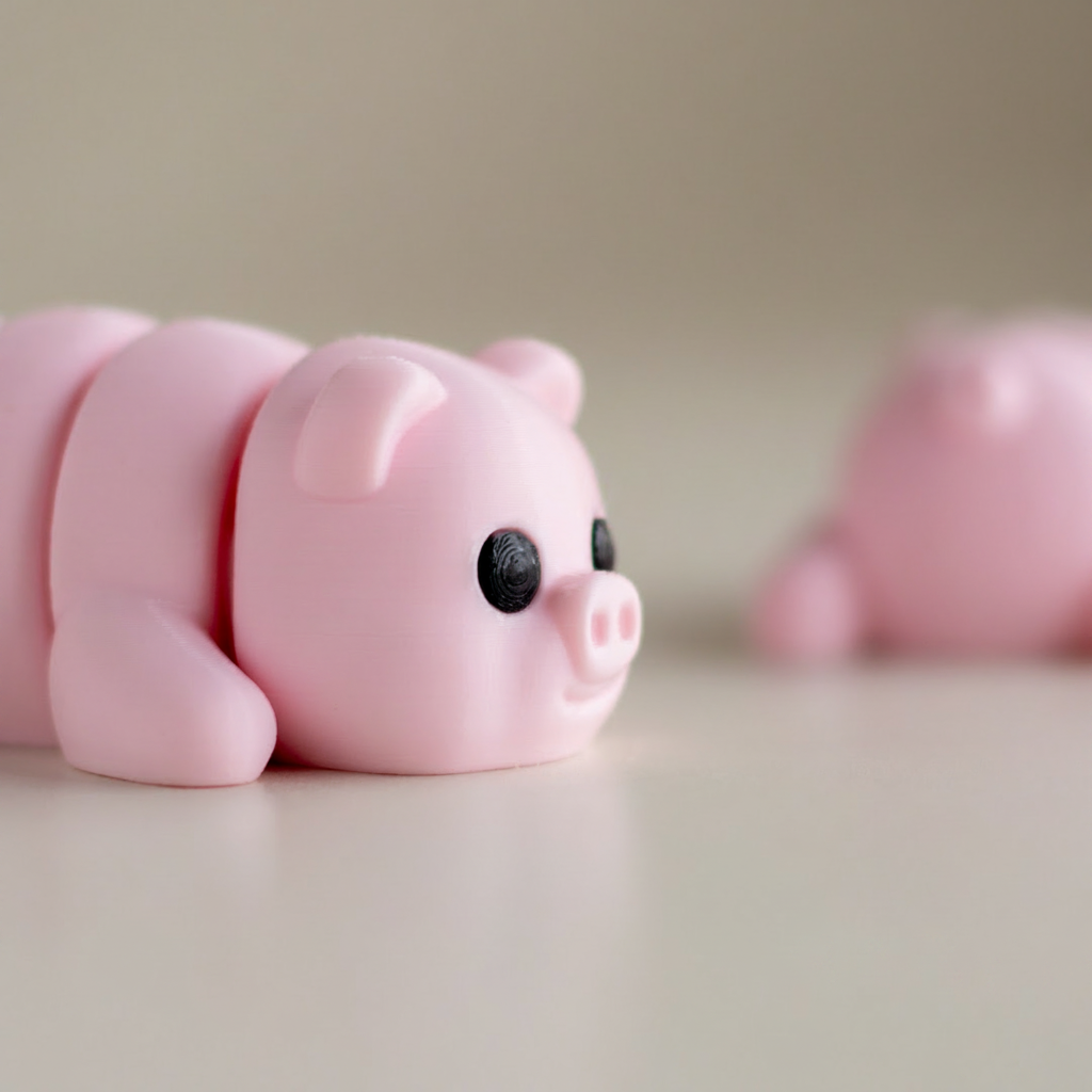 Mini Pig Fidget | Articulated Flexi Animal