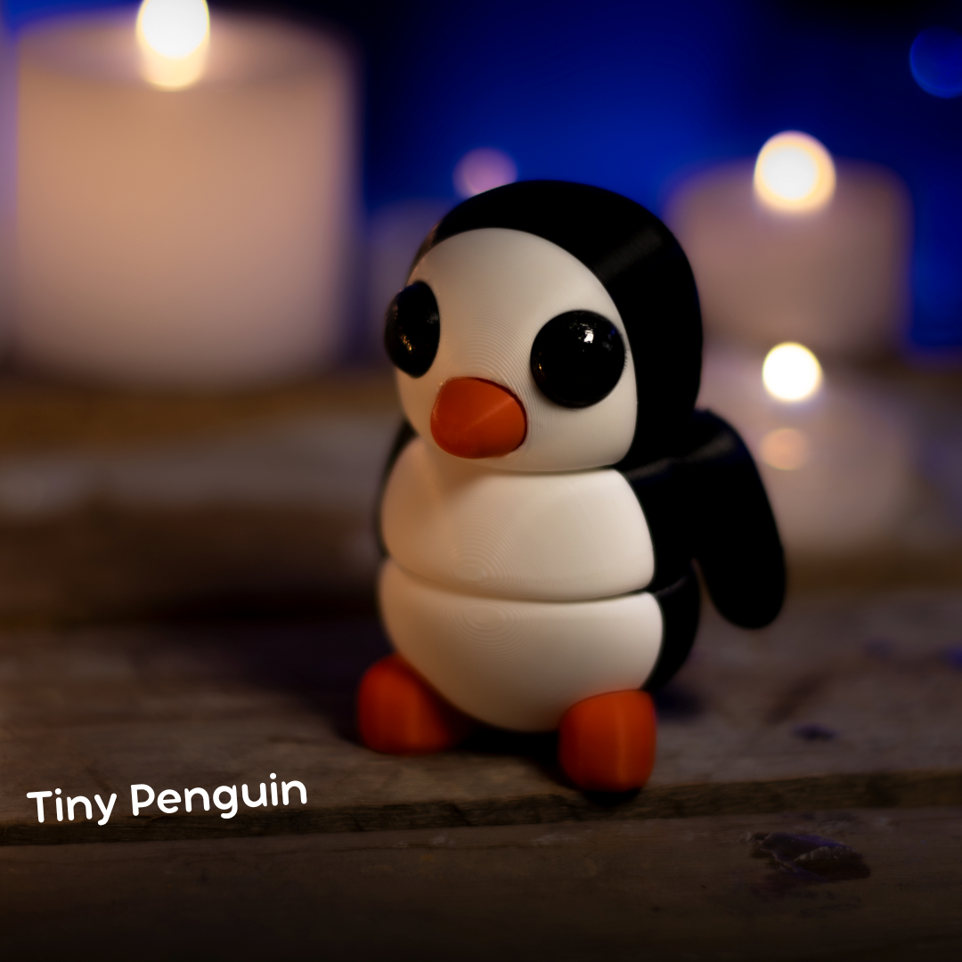 Penguin Fidget | Articulated Flexi Animal