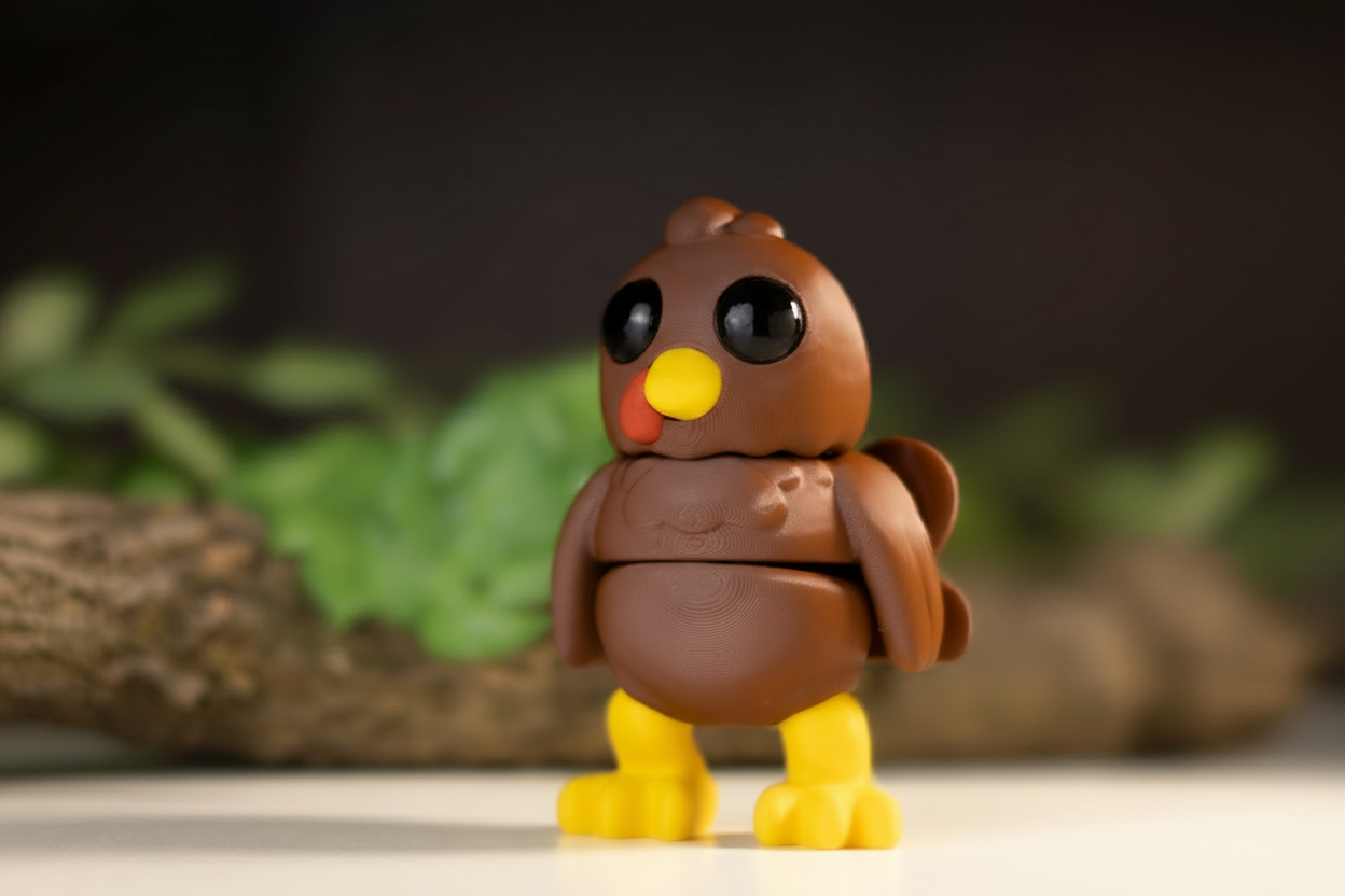 Turkey Fidget | Articulated Flexi Animal