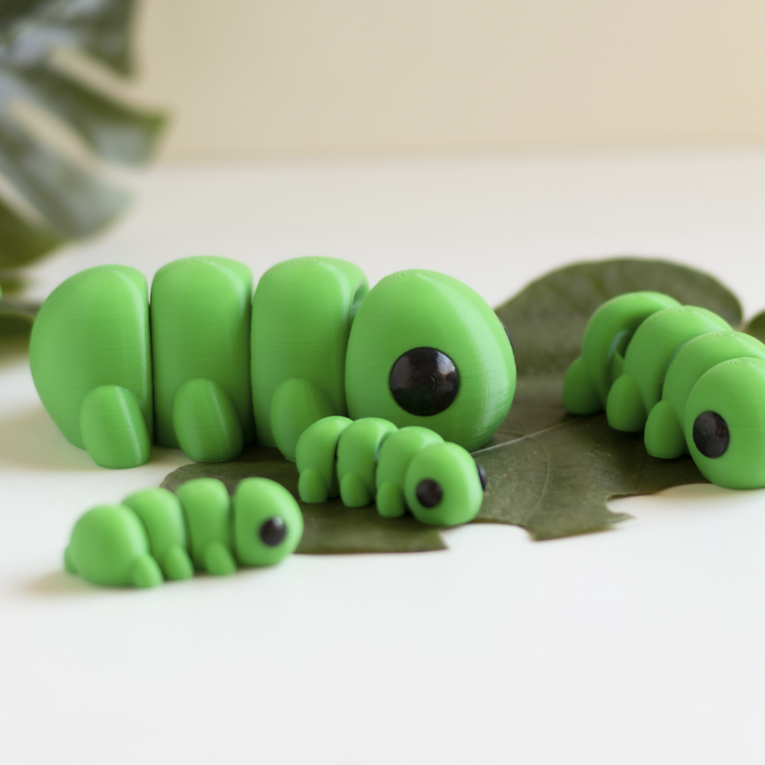Mini Caterpillar Fidget | Articulated Flexi Animal