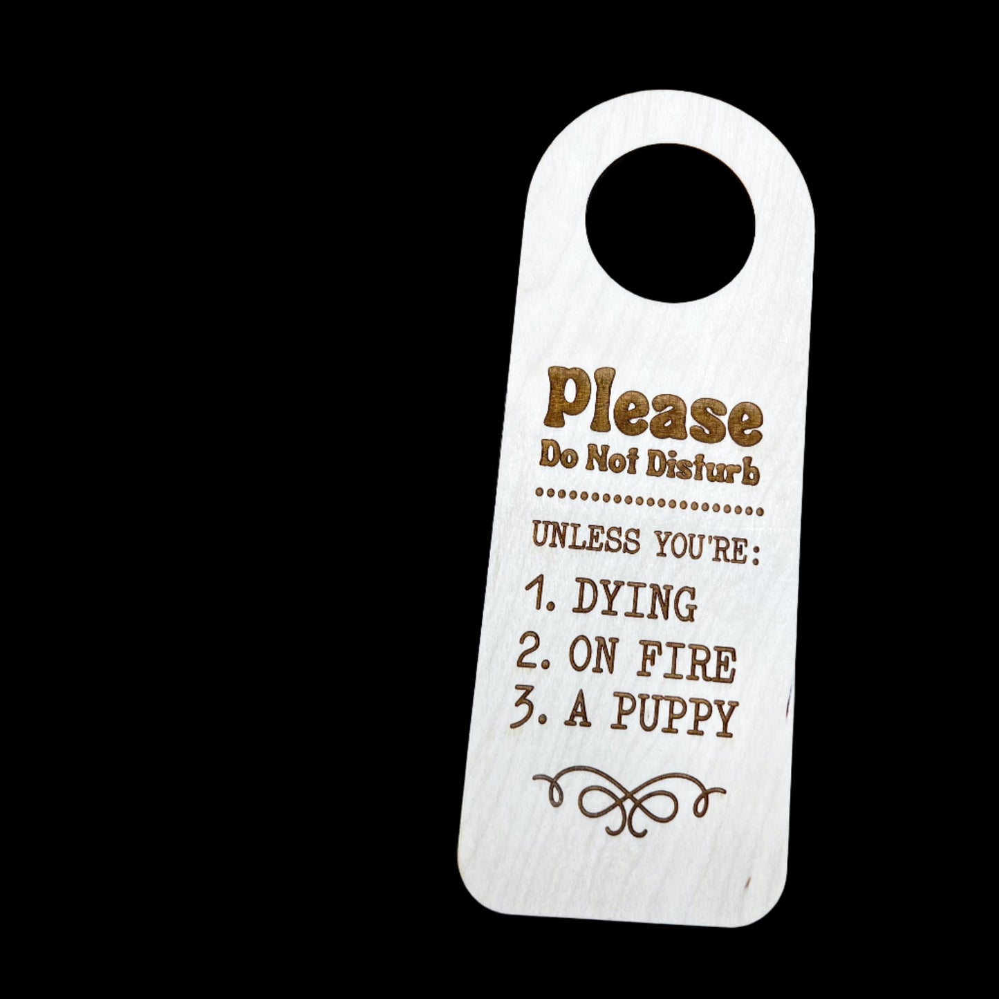 Please do Not Disturb Door Knob Tag