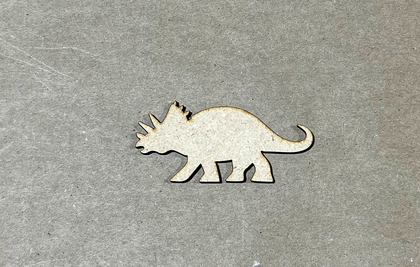 Triceratops Dinosaur Cut Shape - Ideal for DIY Projects and Custom Painting