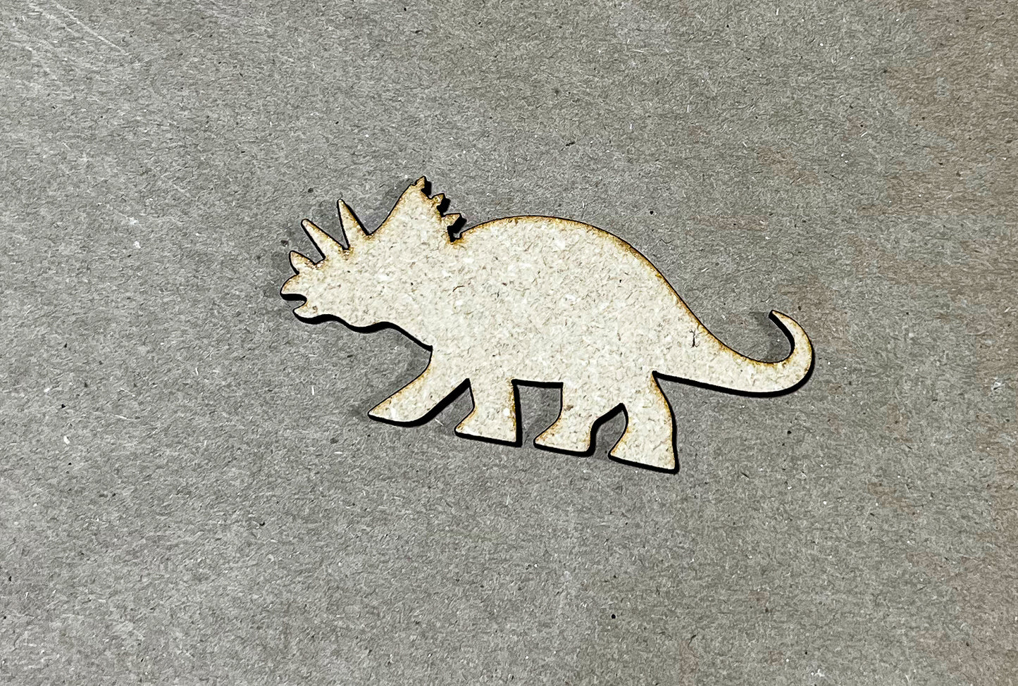 Triceratops Dinosaur Cut Shape - Ideal for DIY Projects and Custom Painting
