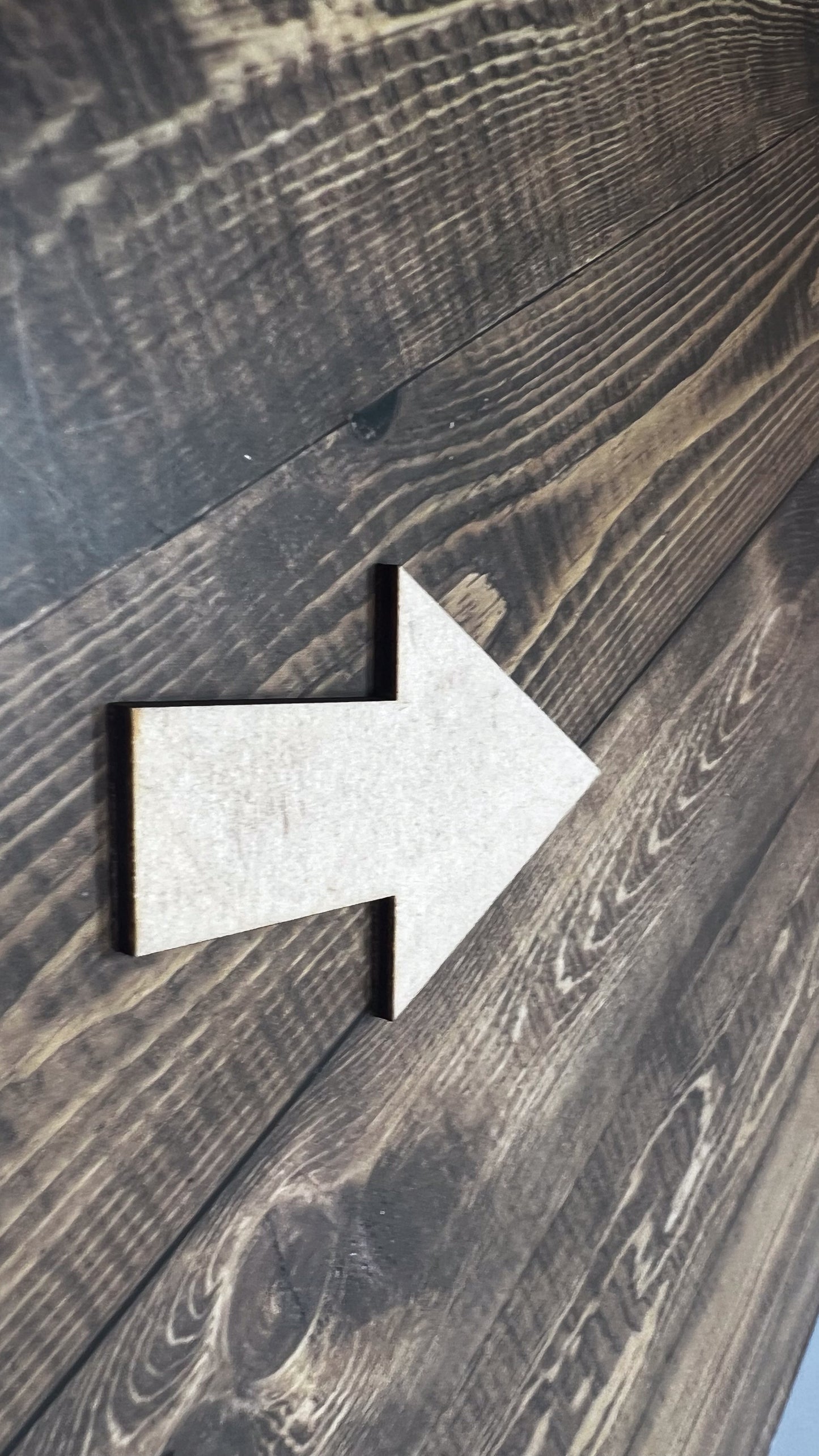 Arrow Cut Shape - Ideal for DIY Projects and Custom Painting