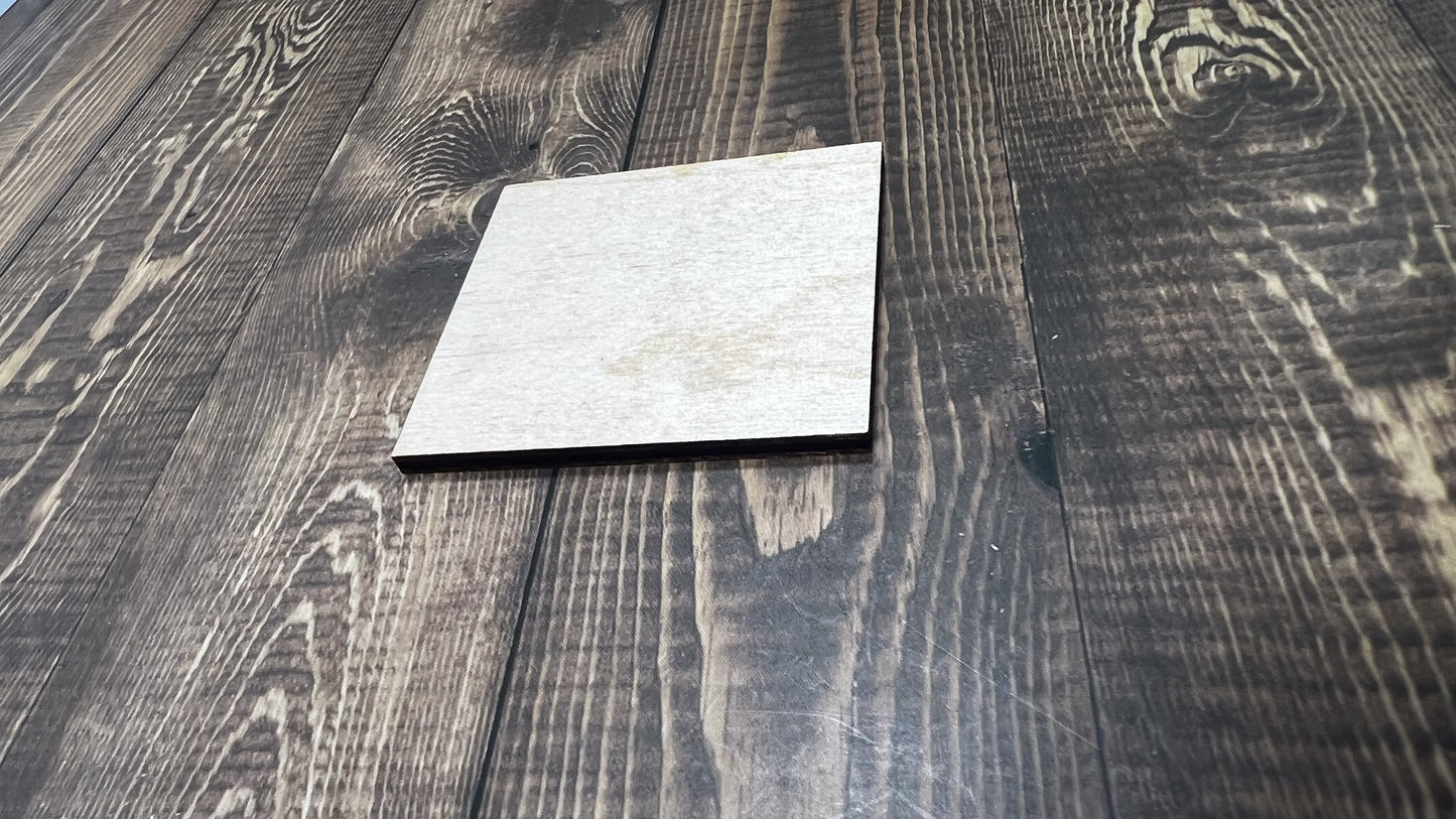 Square Cut Shape - Ideal for DIY Projects and Custom Painting