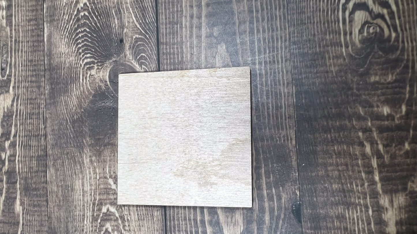 Square Cut Shape - Ideal for DIY Projects and Custom Painting