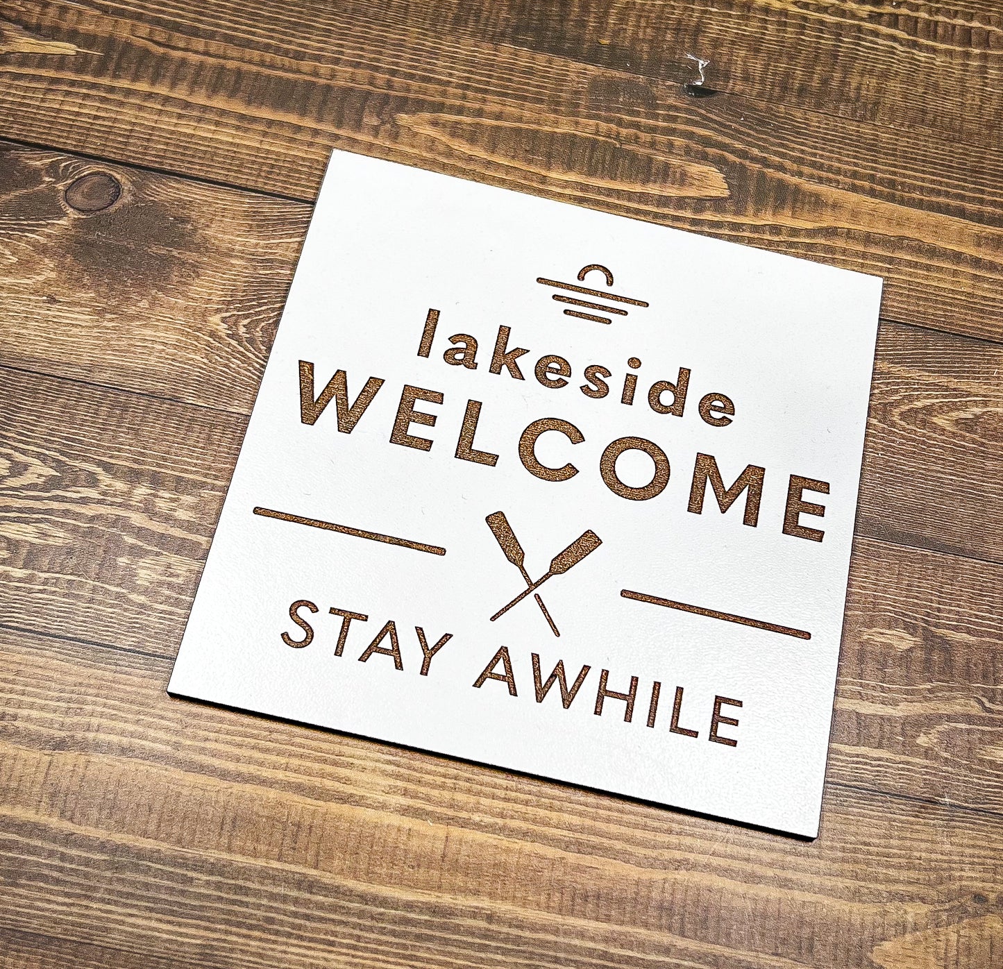 Lakedside Sign