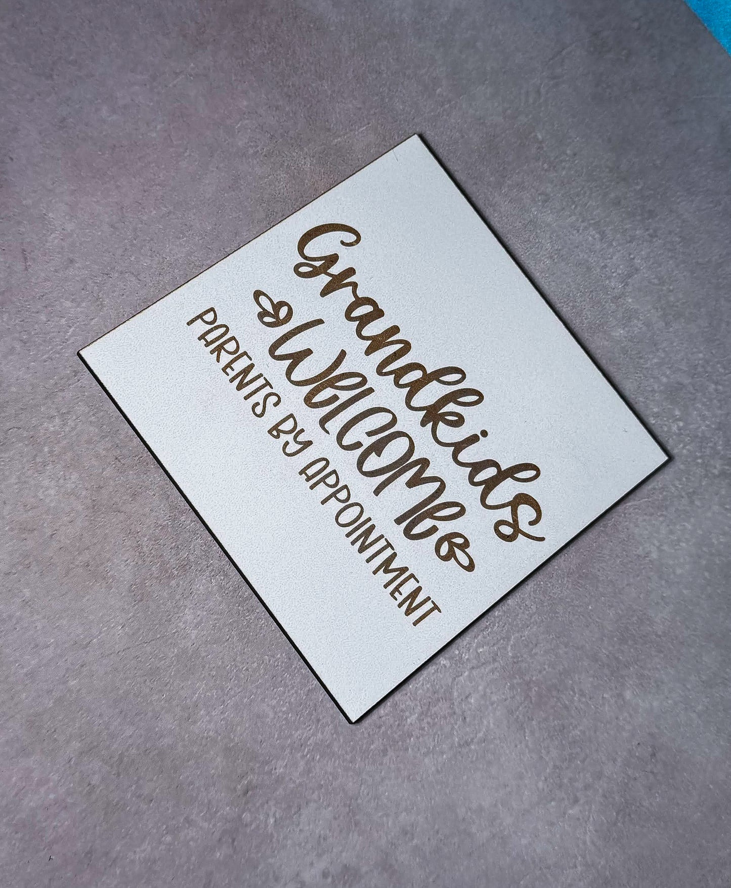 Grandkids Welcome Sign