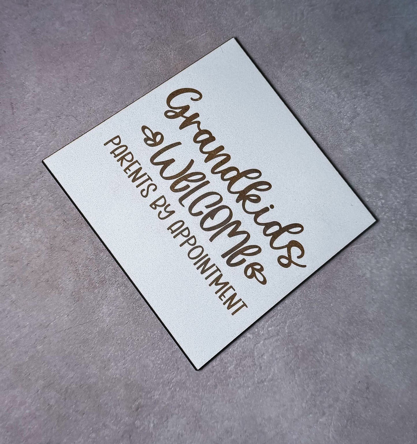 Grandkids Welcome Sign