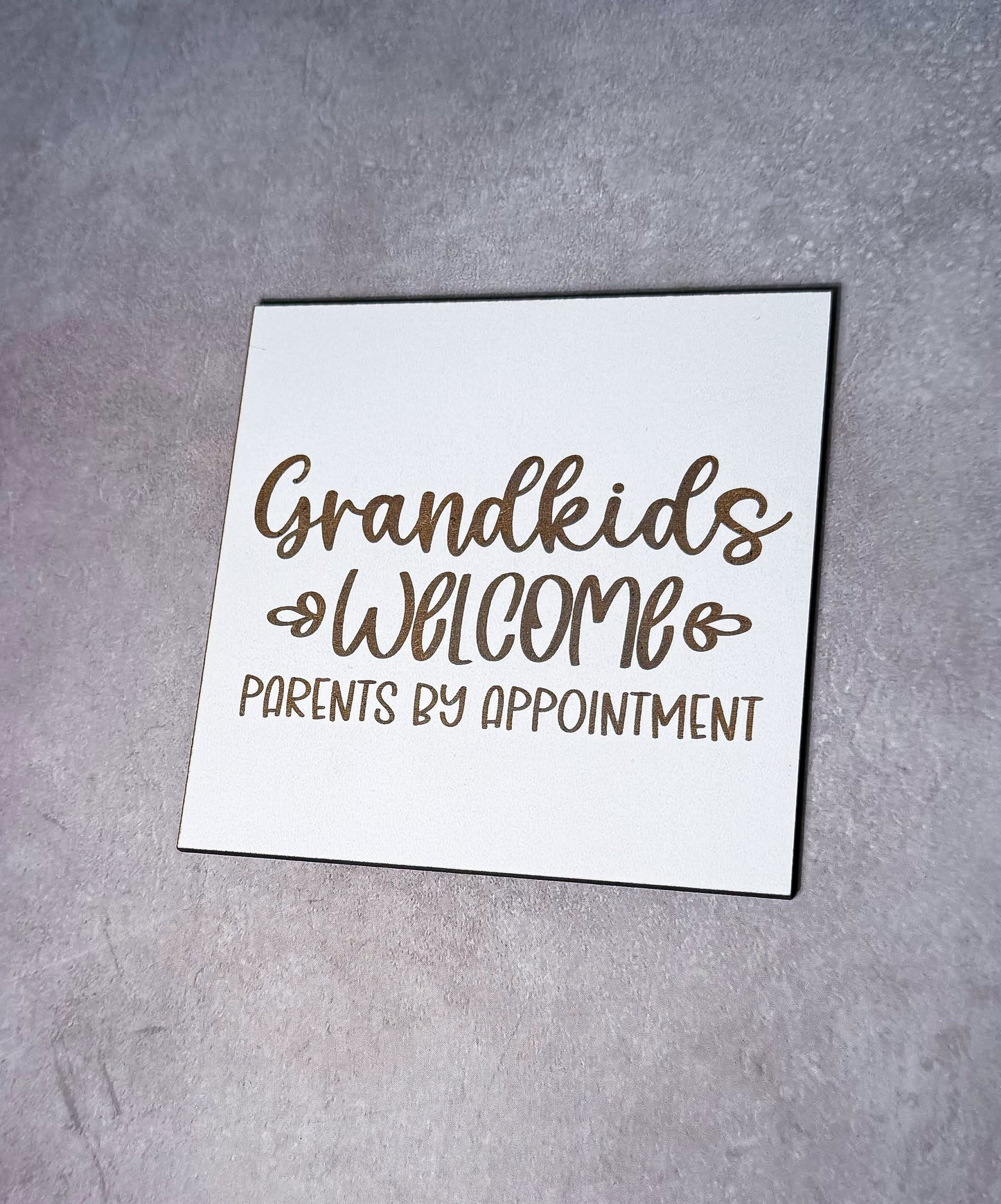 Grandkids Welcome Sign