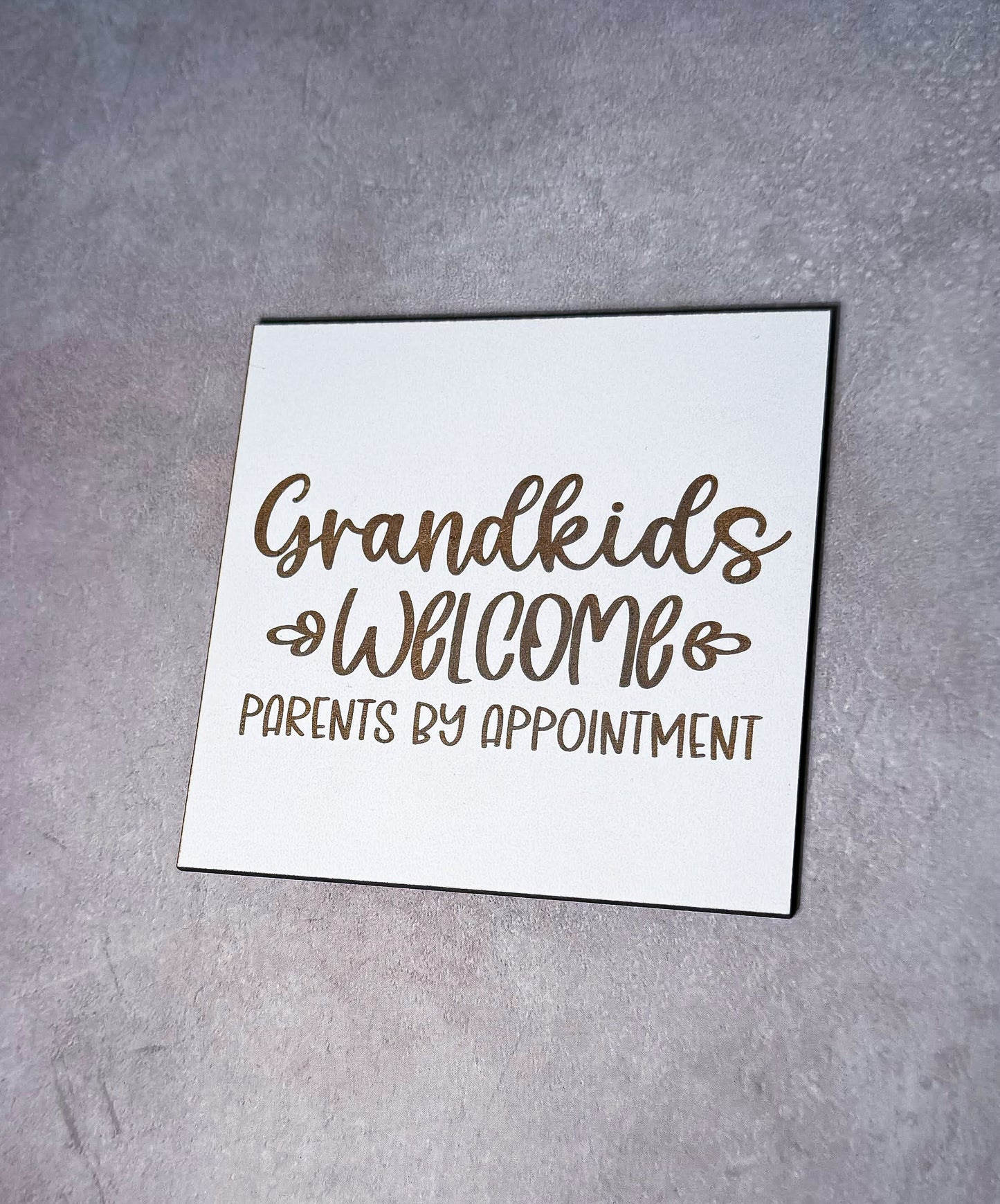 Grandkids Welcome Sign