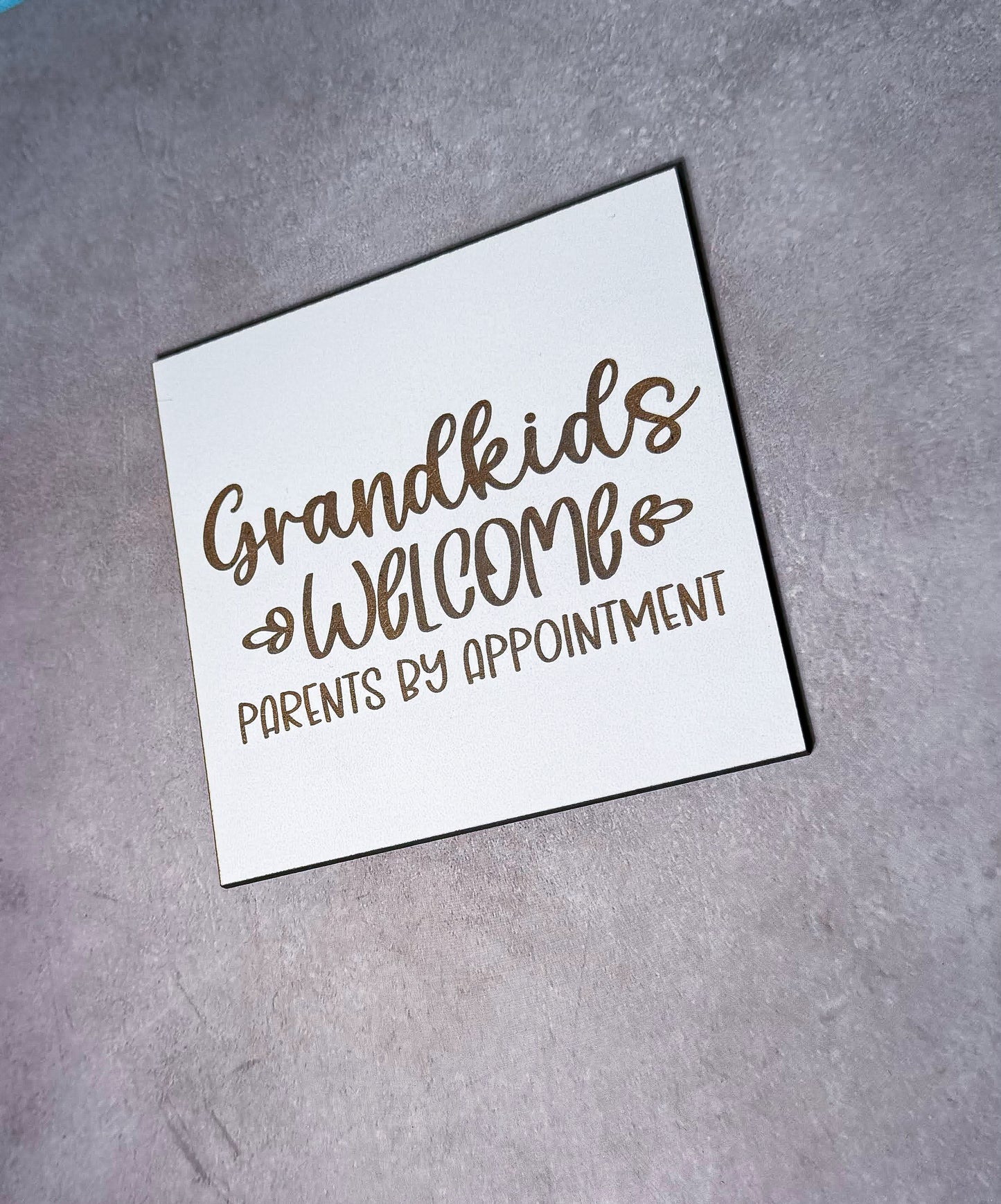 Grandkids Welcome Sign