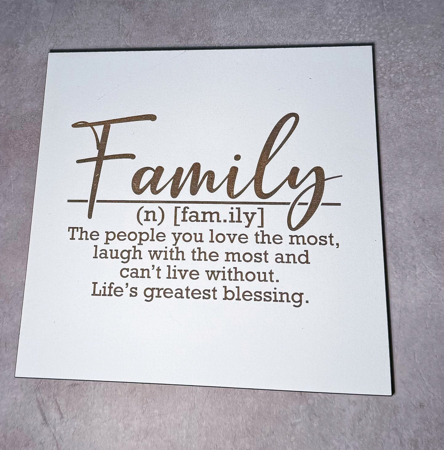 Family Sign, Family Quote