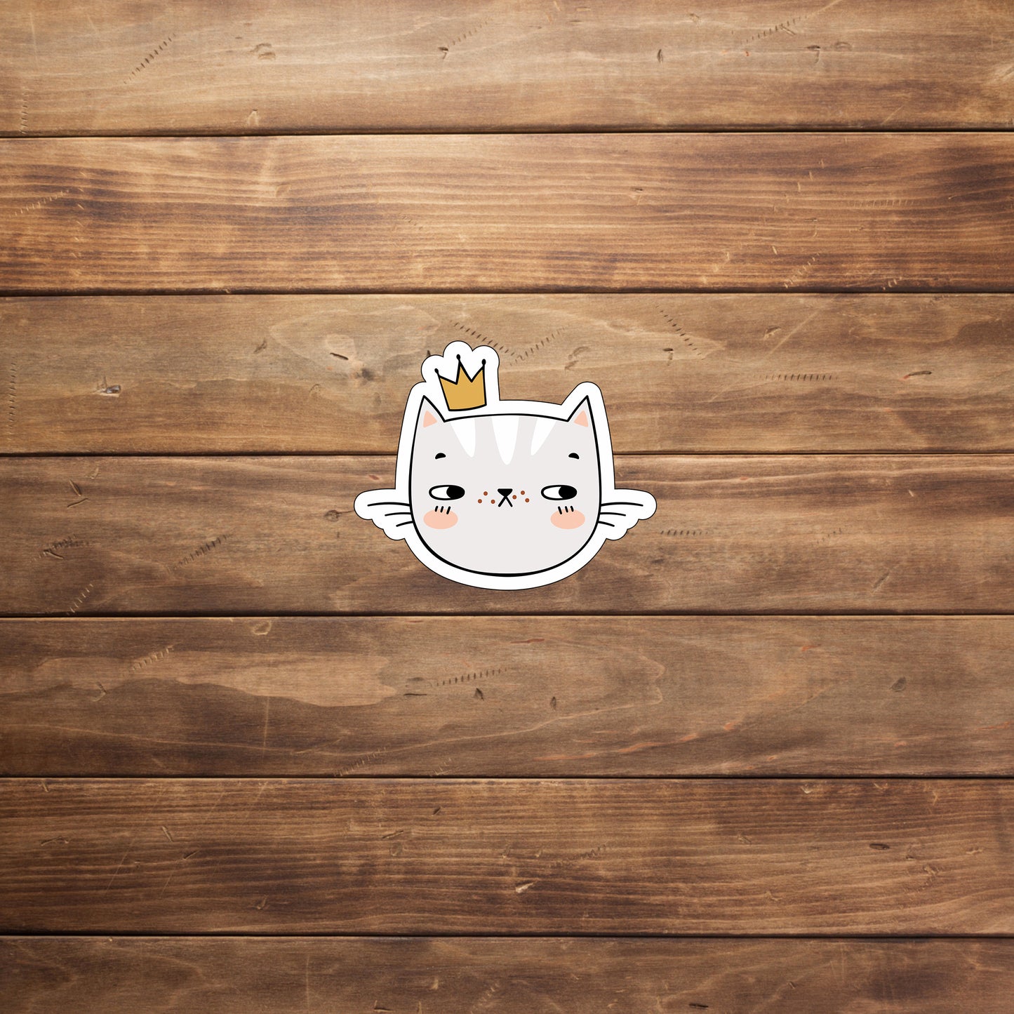 Cats HeadsCAT 6 Stickers
