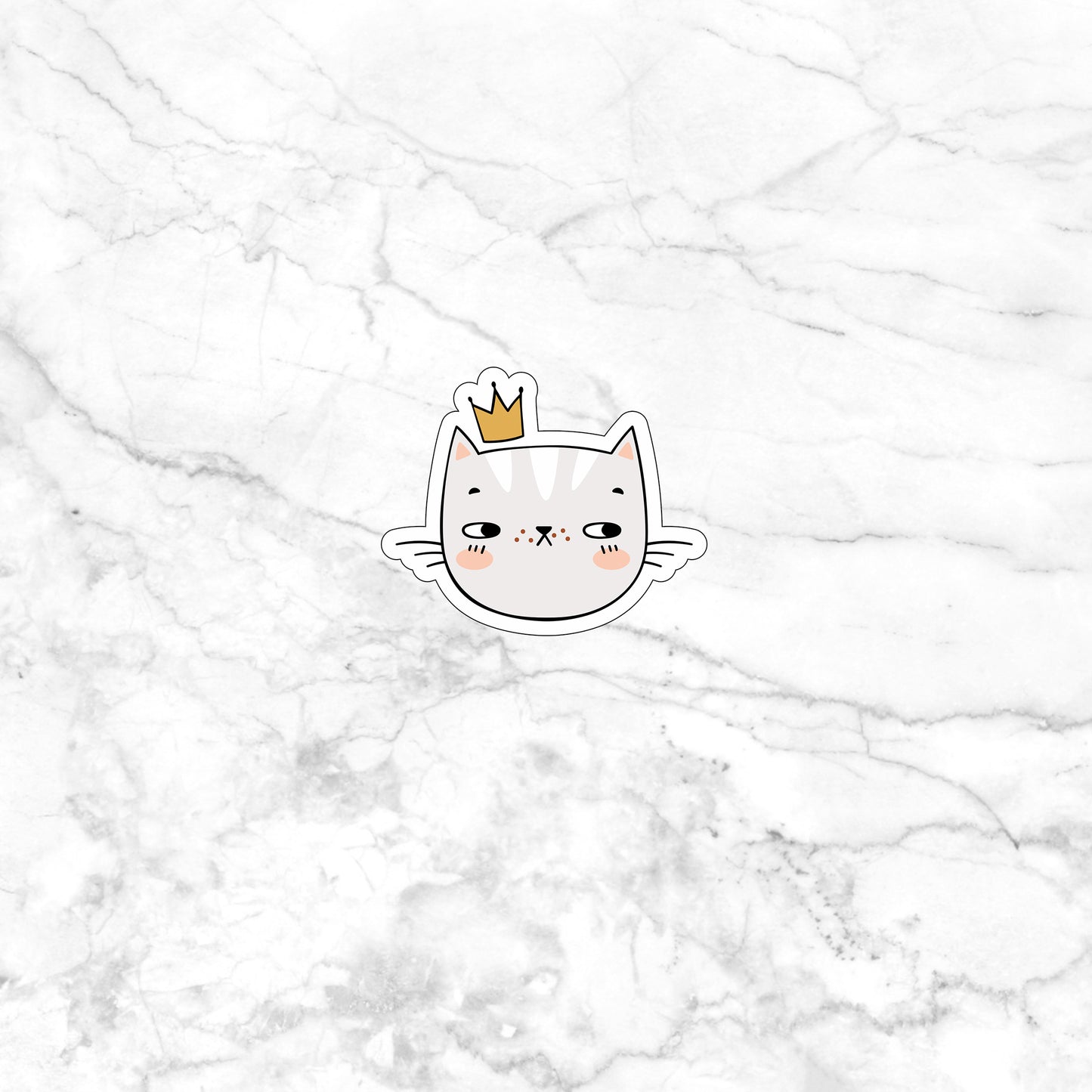 Cats HeadsCAT 6 Stickers