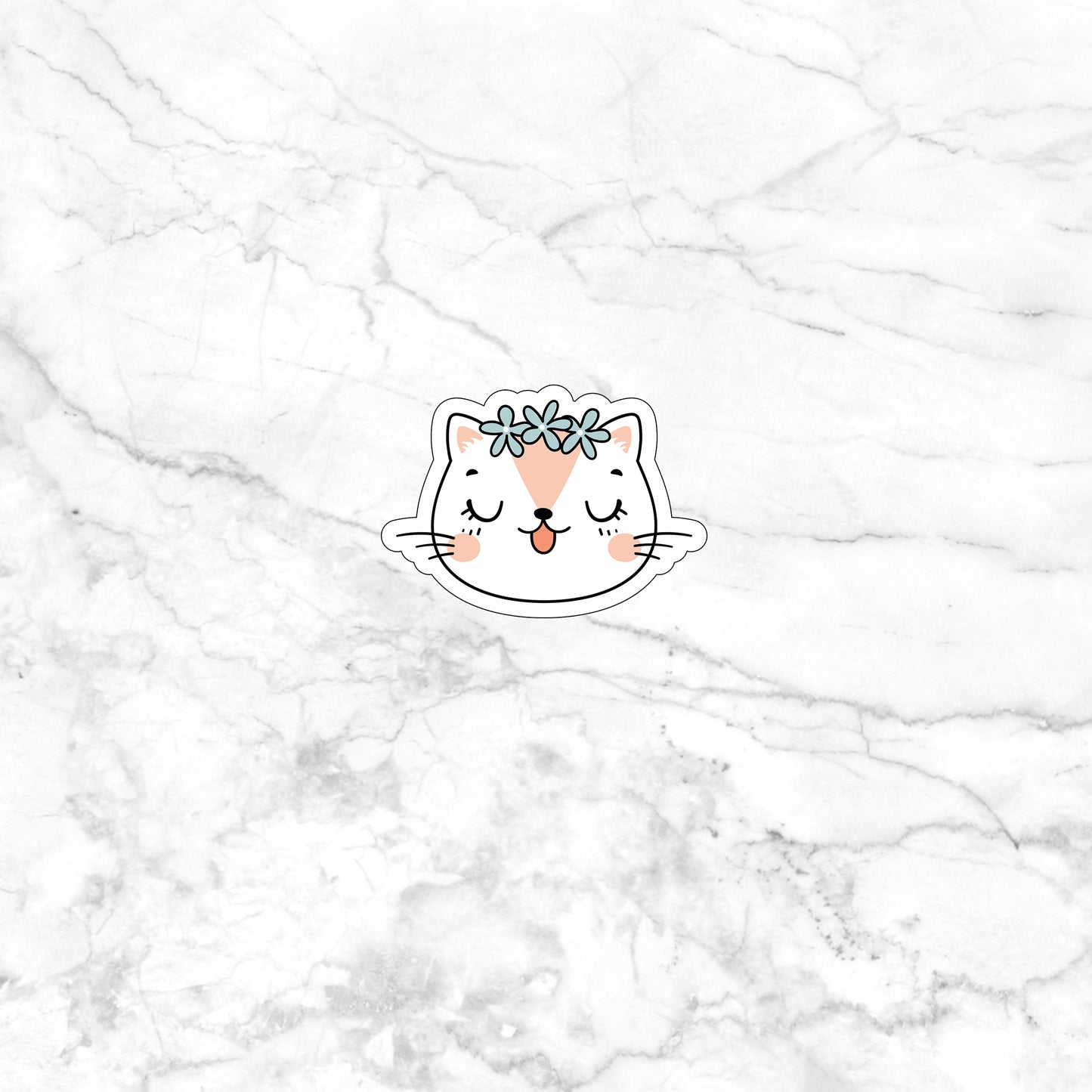 Cats HeadsCAT 7 Stickers