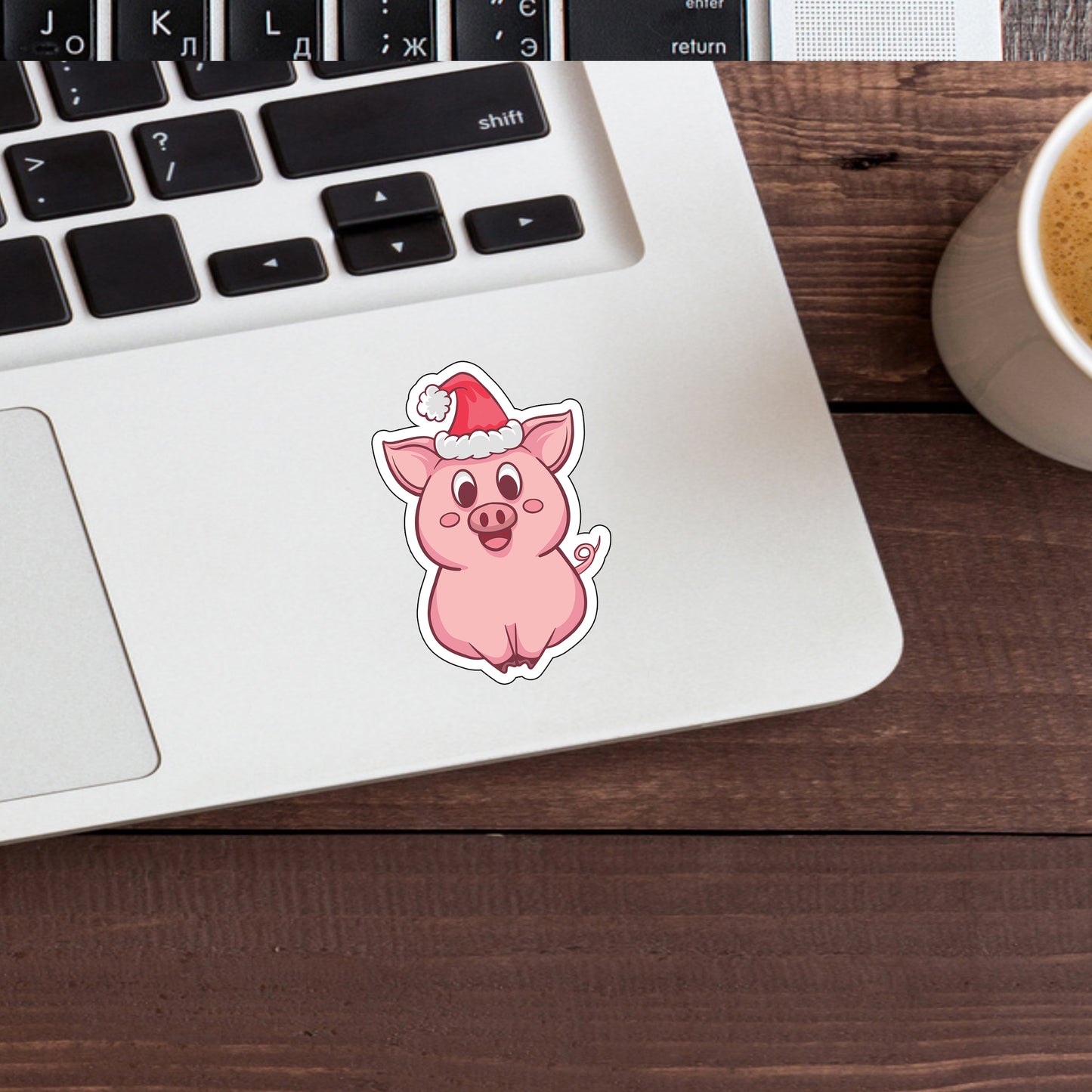 Cute Pig 4 Stickers