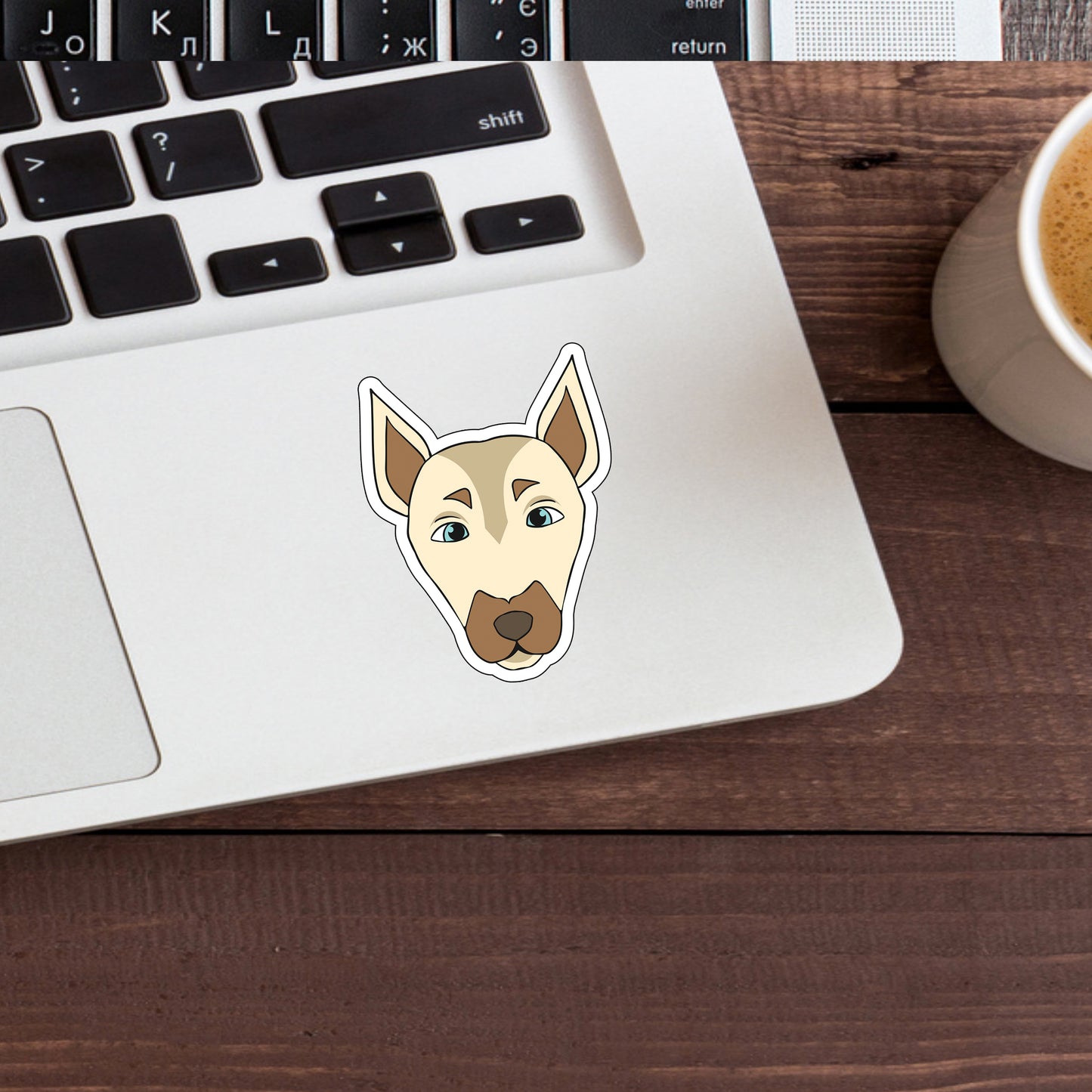 Dog Faces 10 Stickers