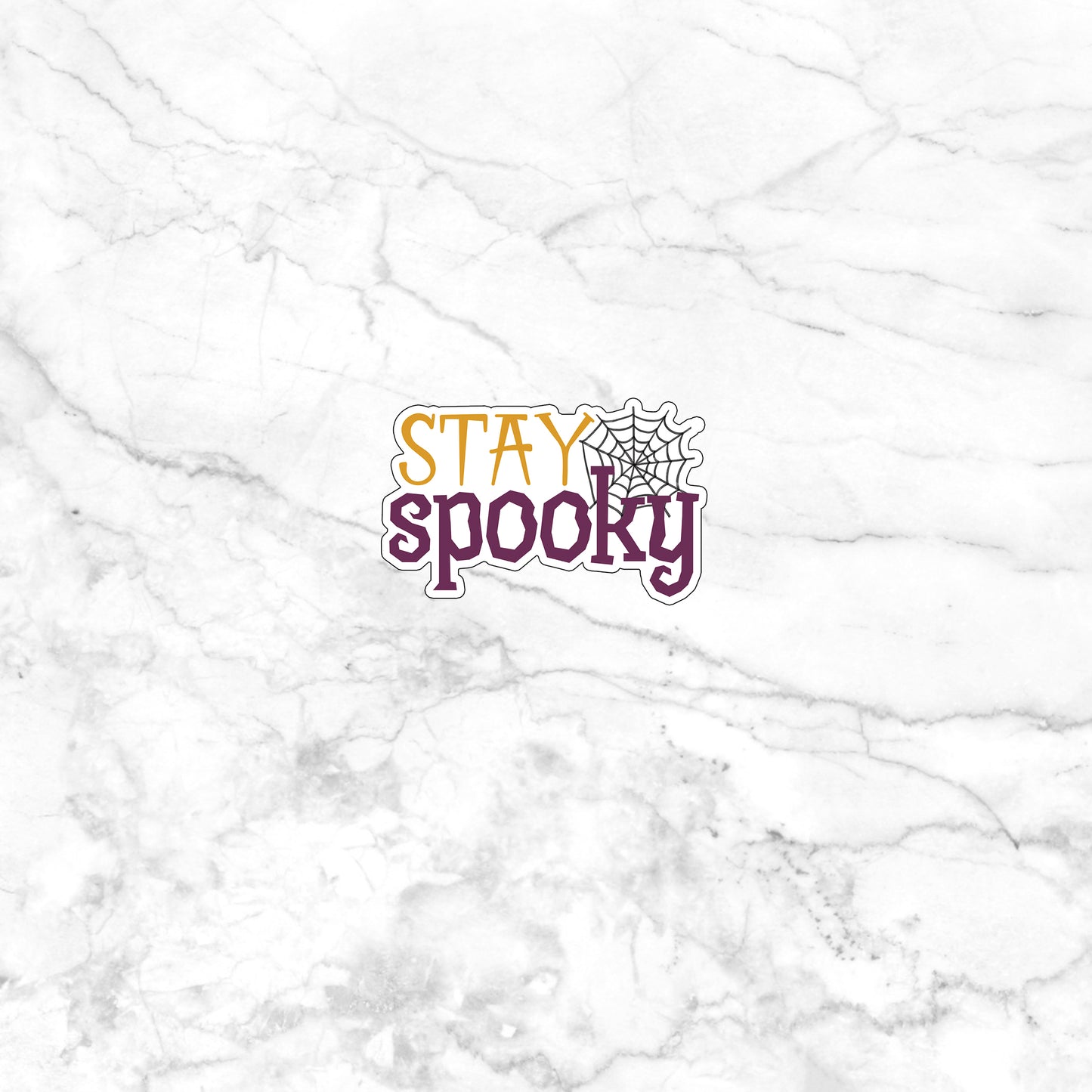 Halloween stay spooky sticker Stickers