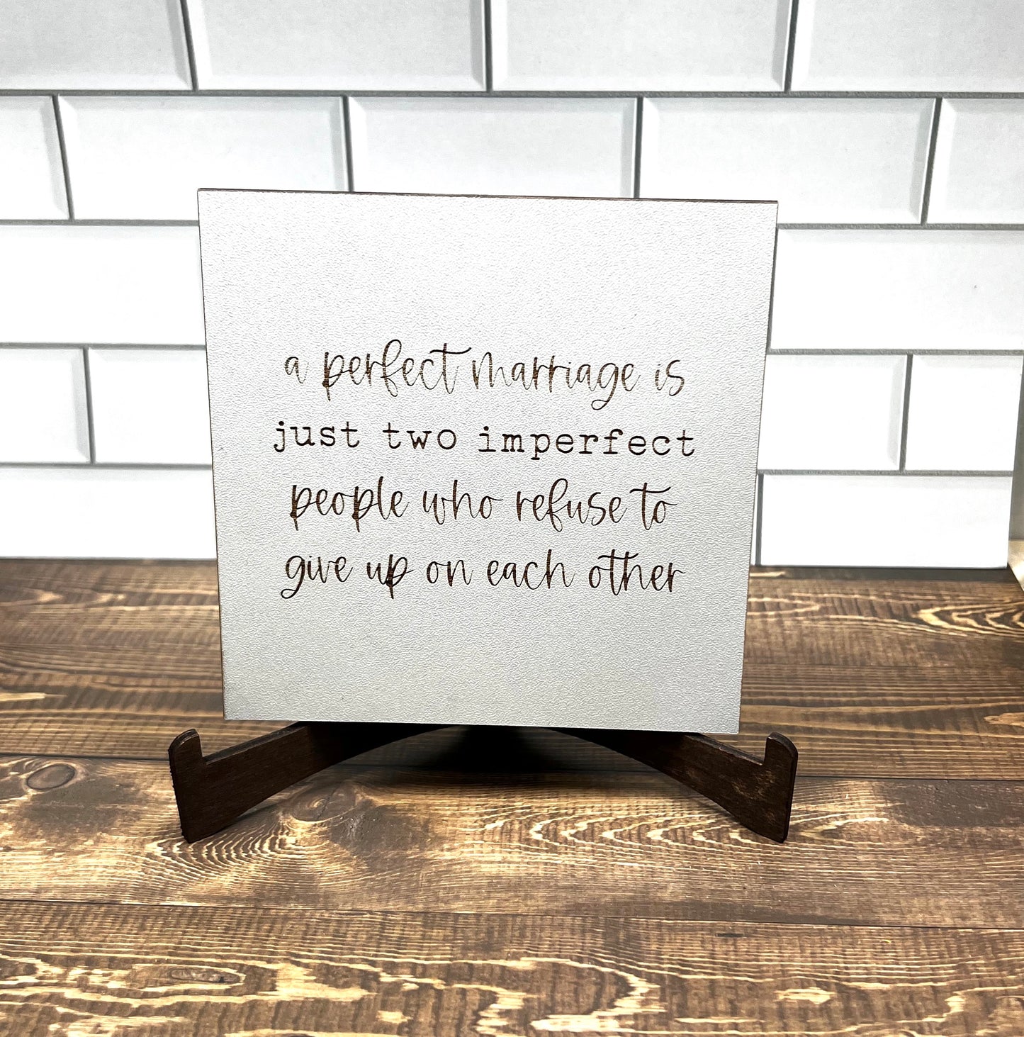 Marriage "5x5 " sign, Scrabble Tile, Wall Art