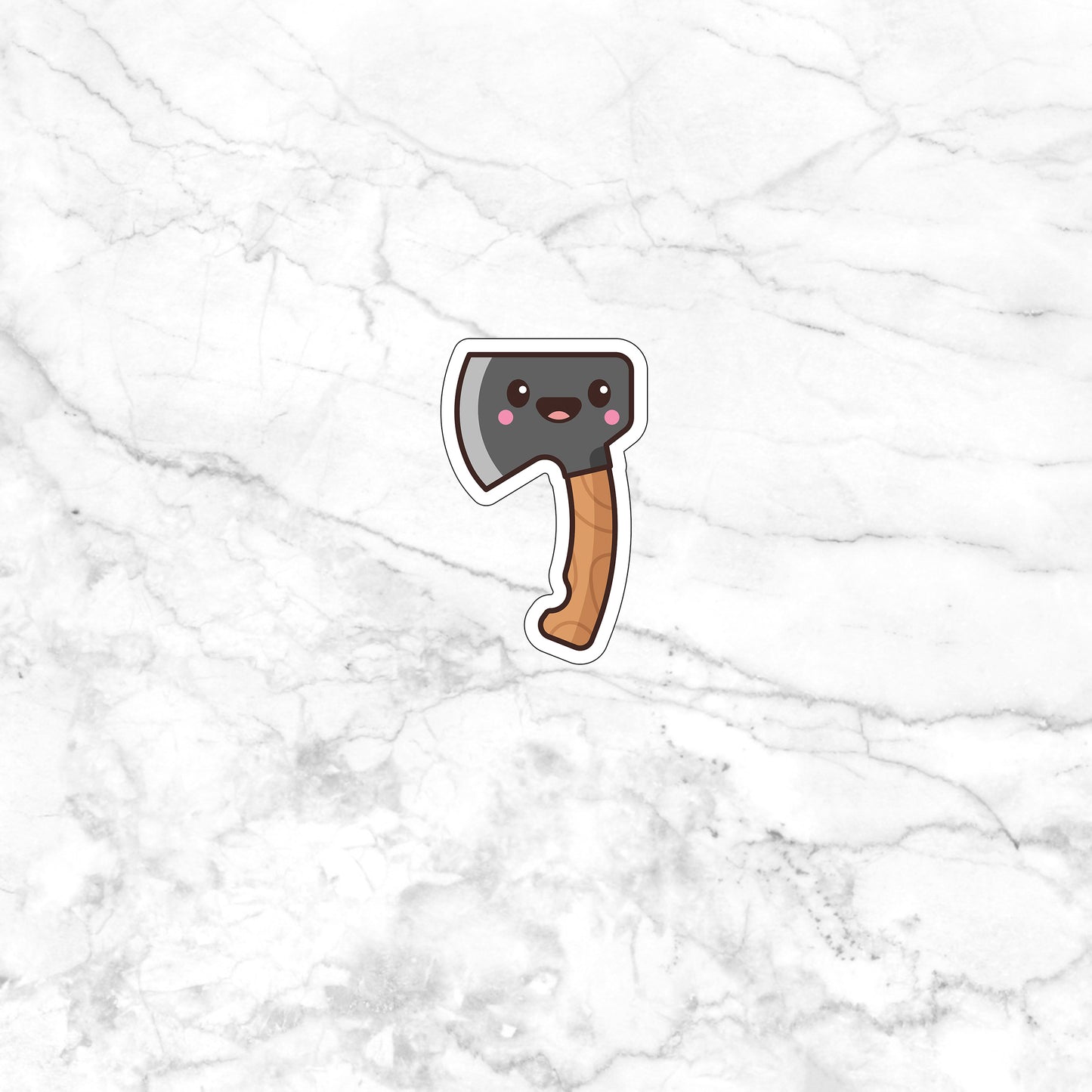 Lumberjack Axe Illustration Stickers