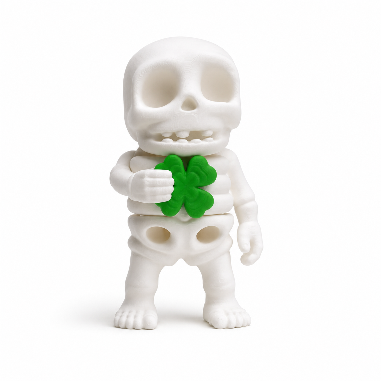 Mini Lucky Clover Skeleton Fidget | Articulated Flexi Animal