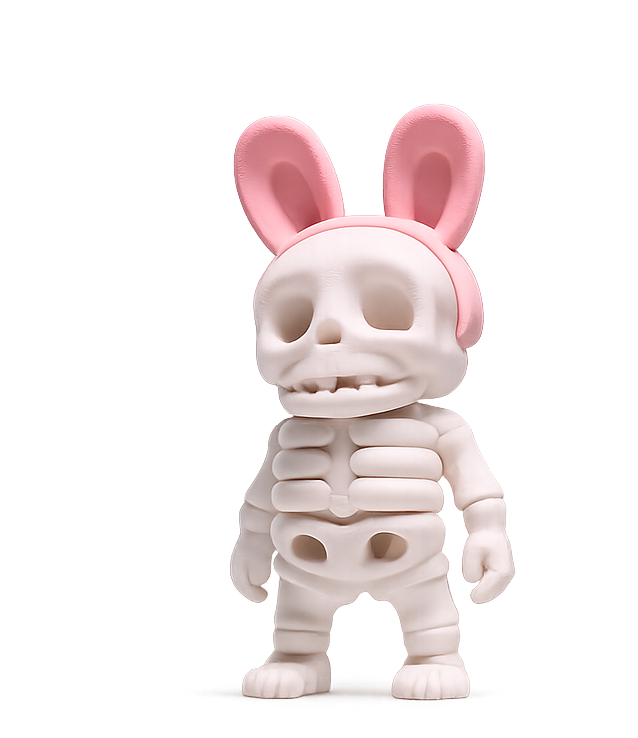 Mini East Skeleton Fidget | Articulated Flexi Animal