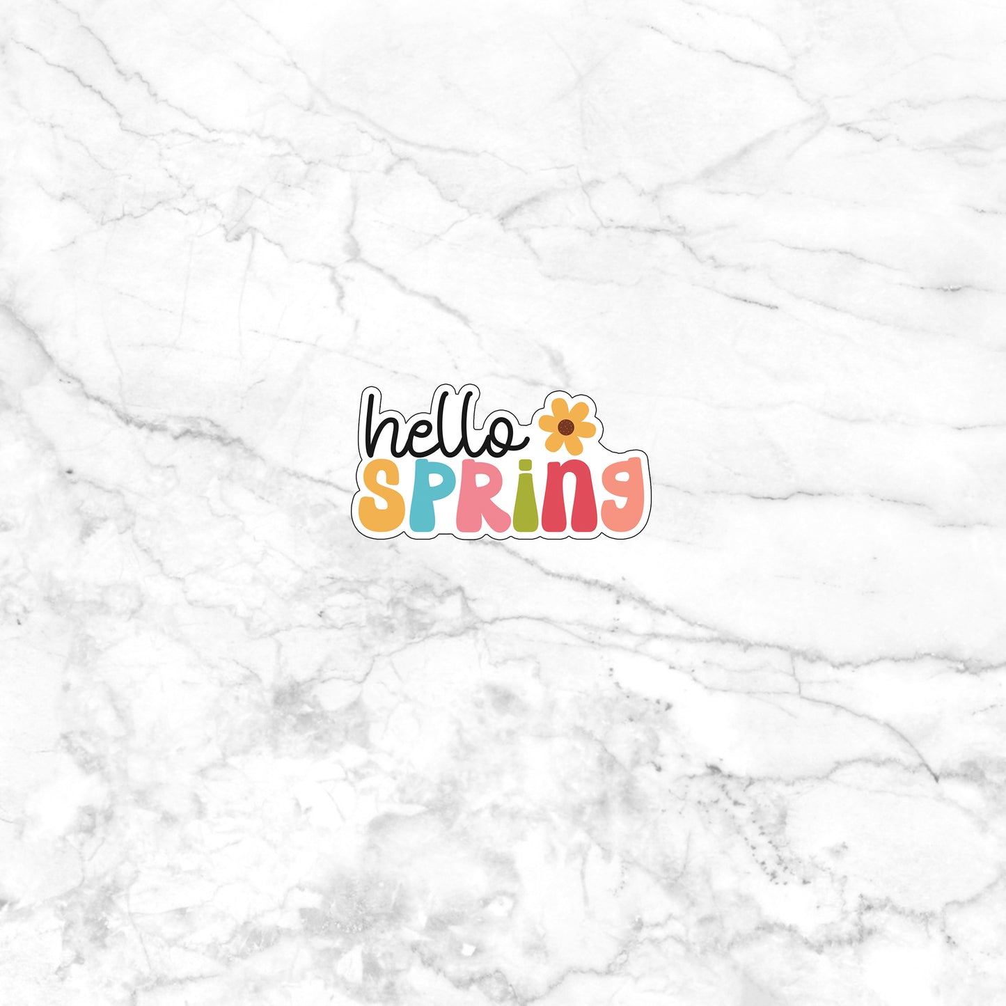 hello spring sticker Stickers