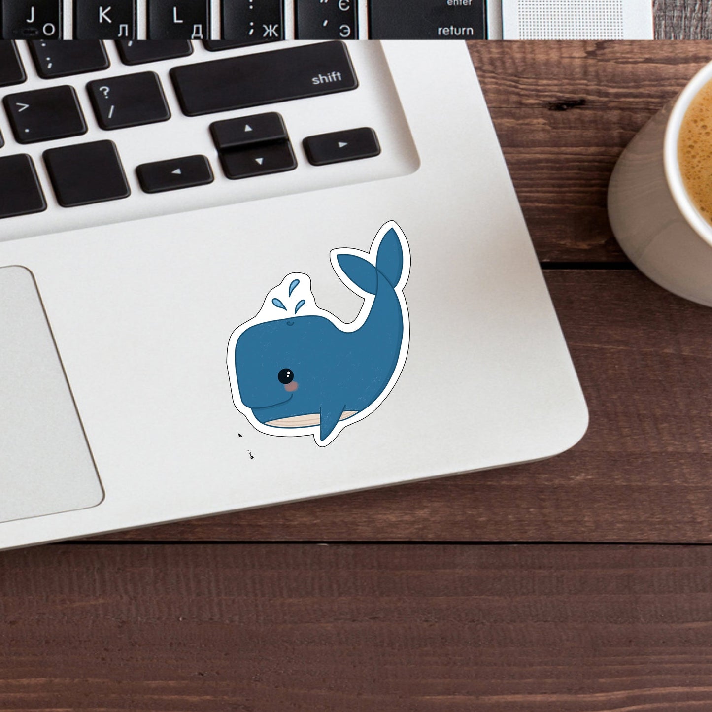Whale Sticker