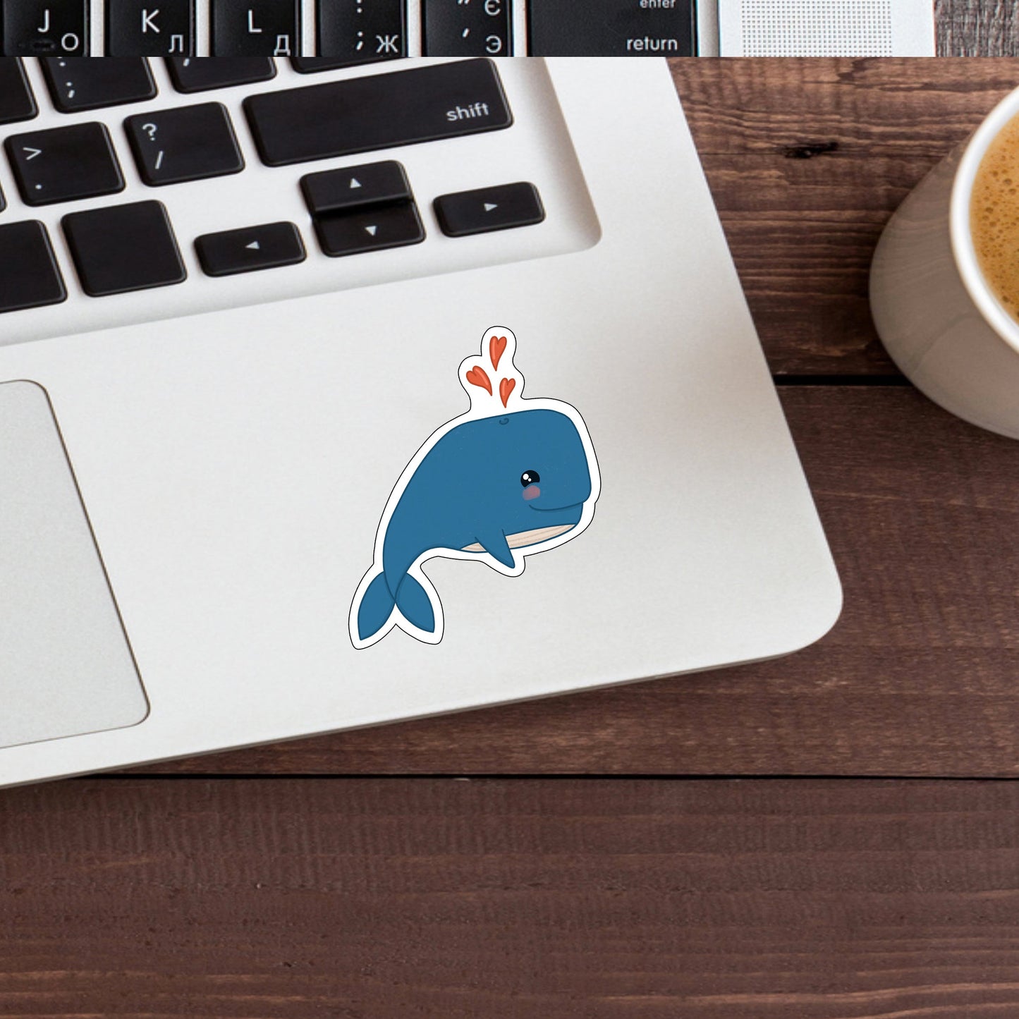 Whale Sticker