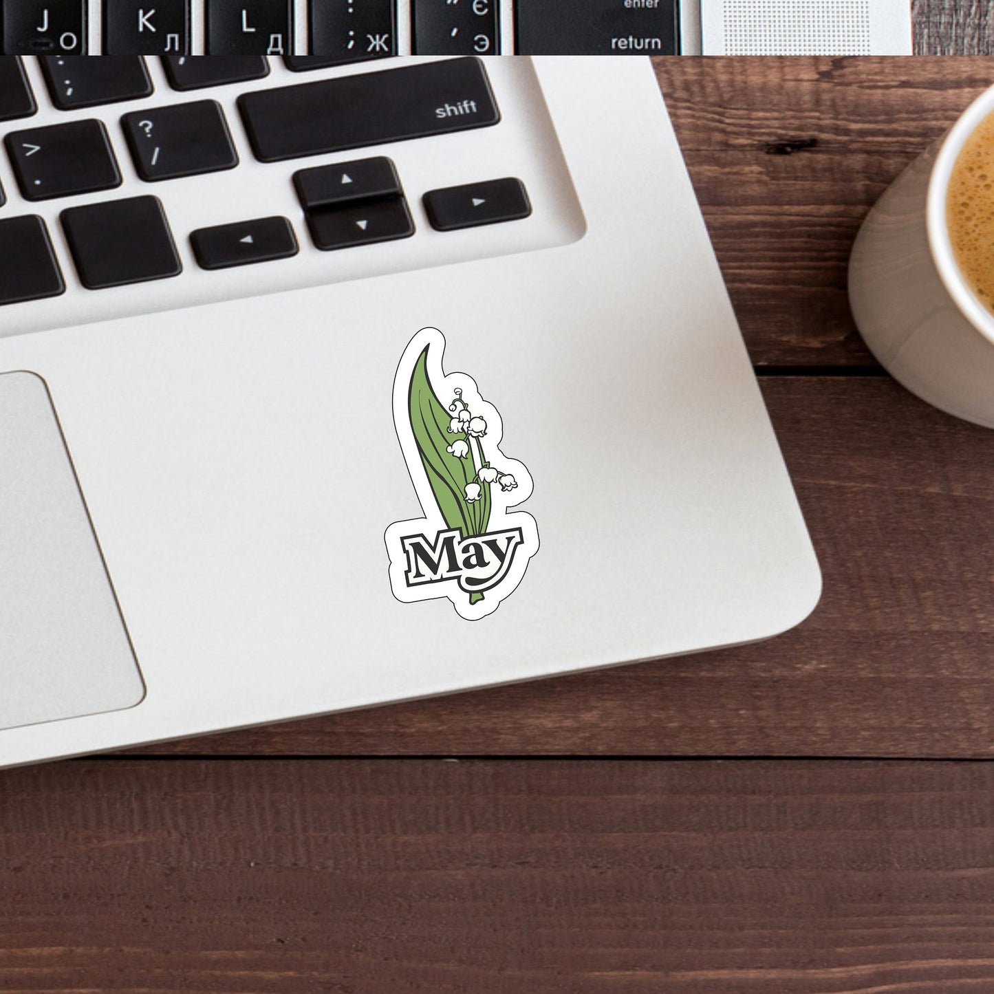 May Flower Sticker