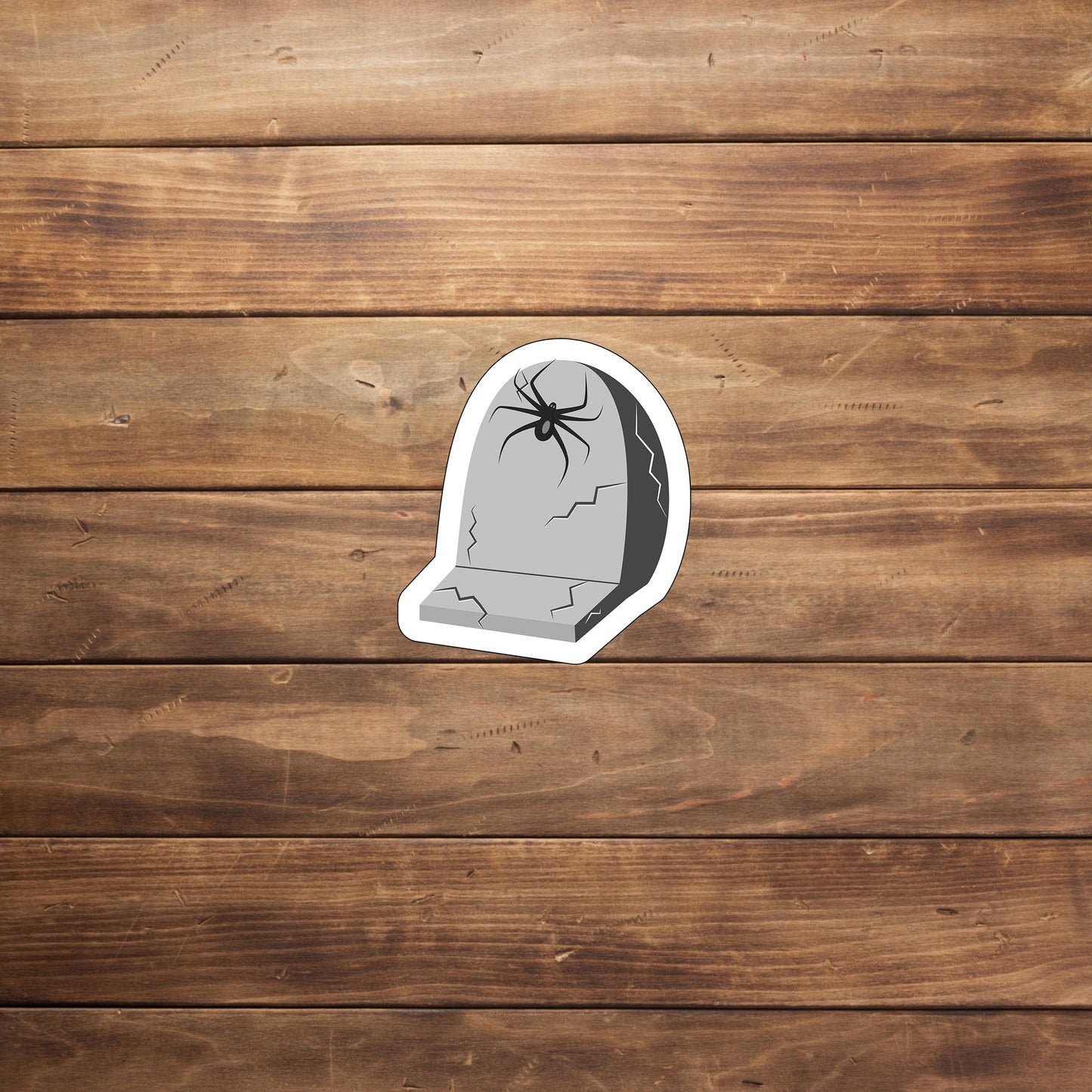 Gravestone Spider Sticker