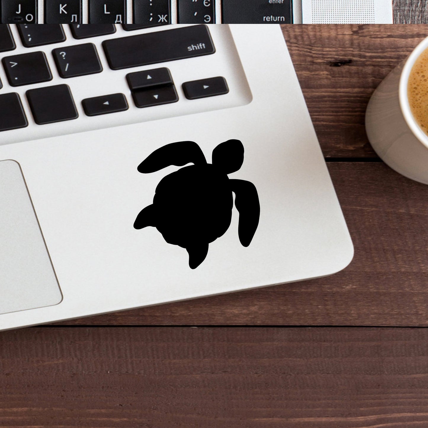 Tutrle Vinyl Sticker , car decal , laptop decal , window decal ,