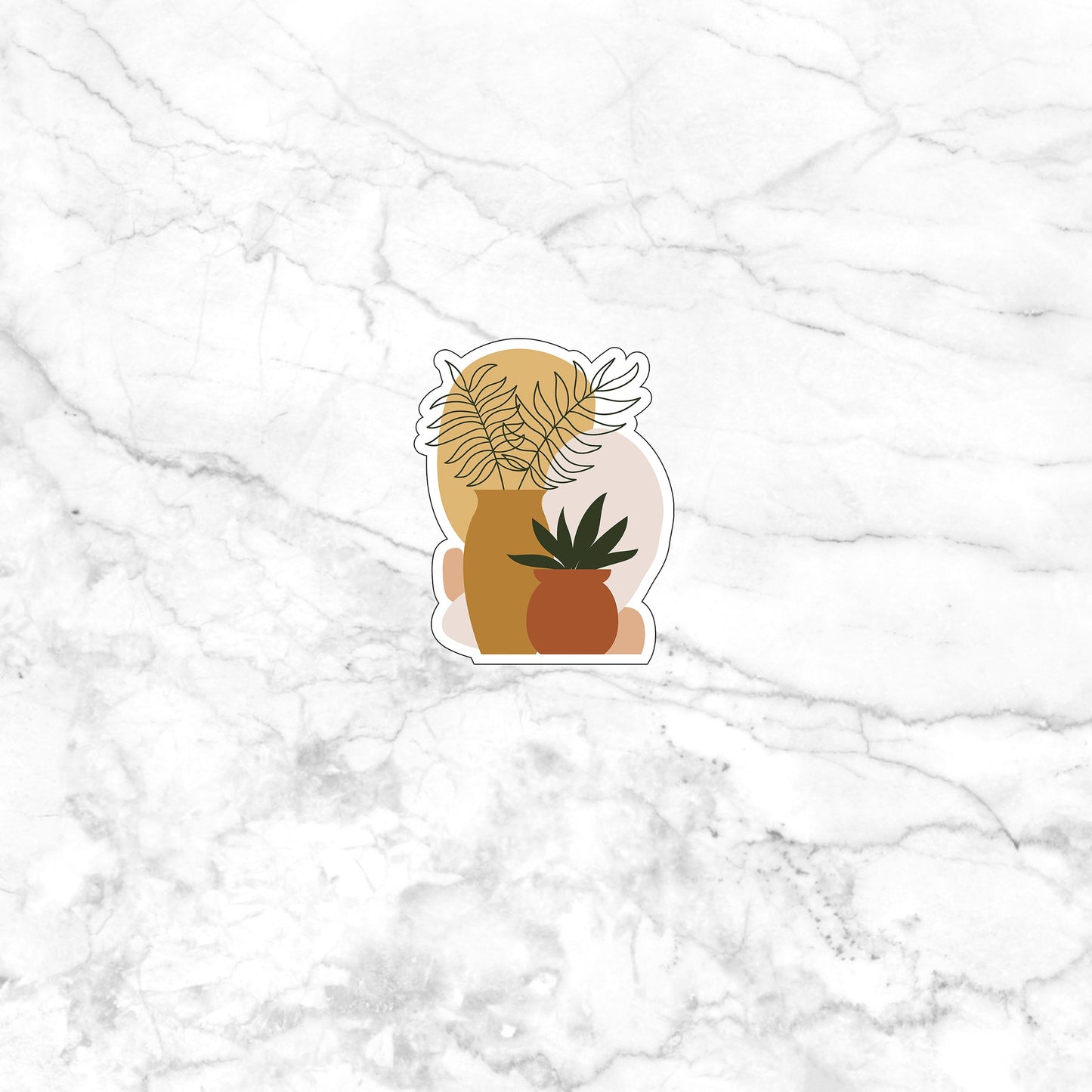 Aesthetic Plant Illustration Stickers