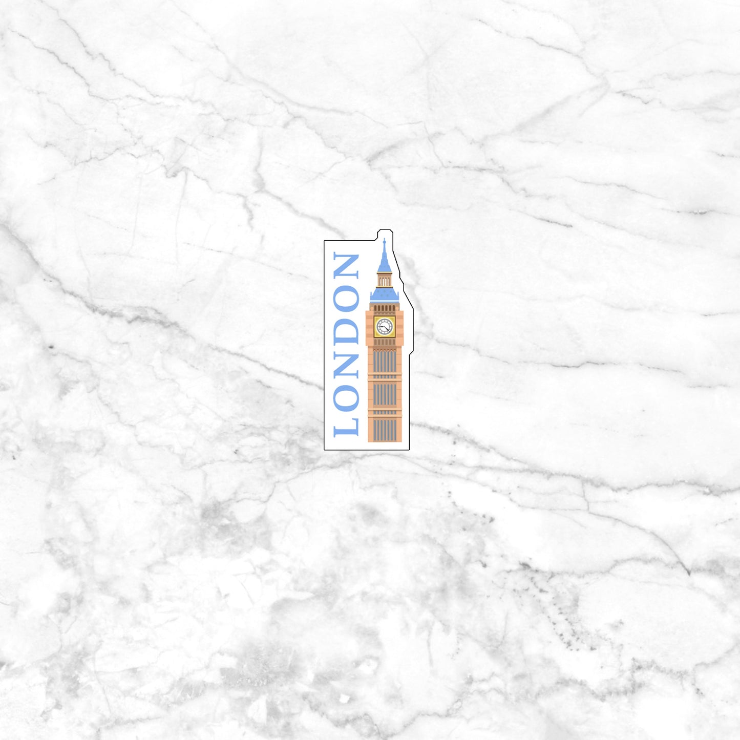 London Sticker, Vinyl sticker, laptop sticker, Tablet sticker