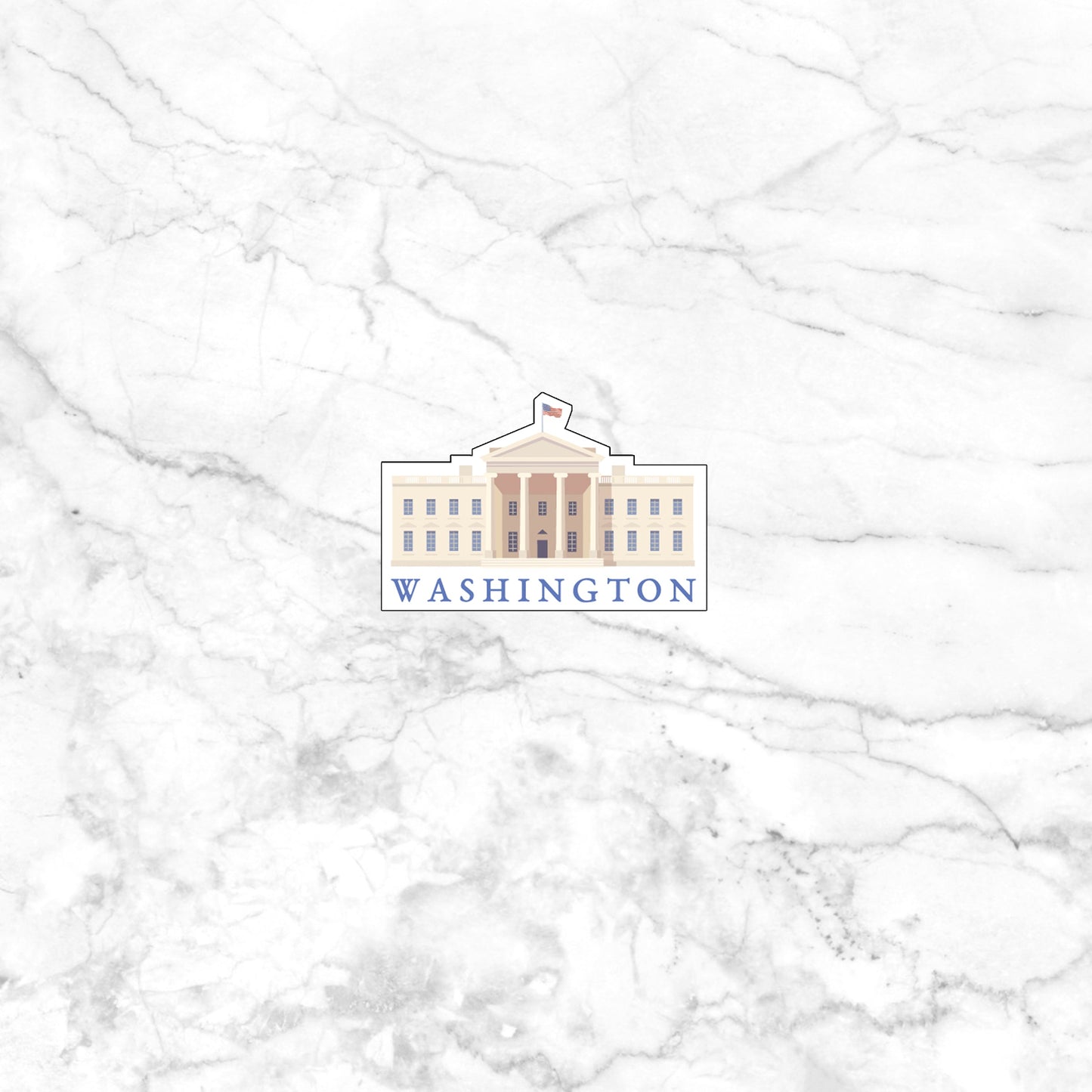 Washington Sticker, Vinyl sticker, laptop sticker, Tablet sticker