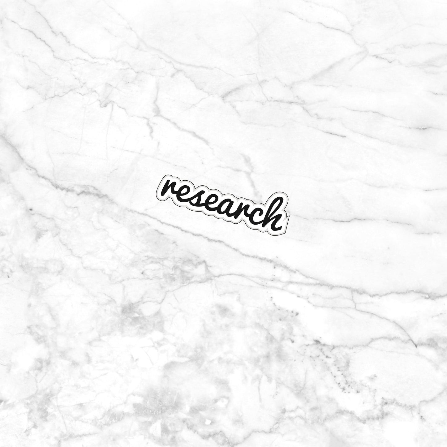 Research Sticker