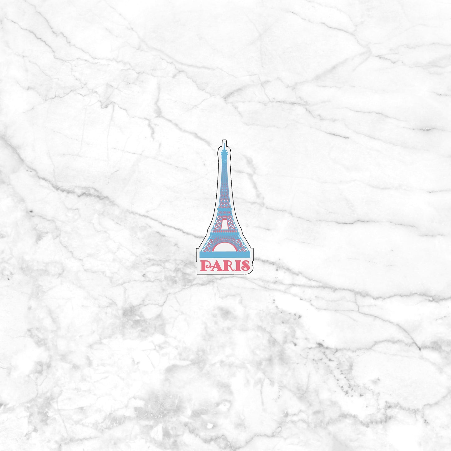 Paris Sticker, Vinyl sticker, laptop sticker, Tablet sticker