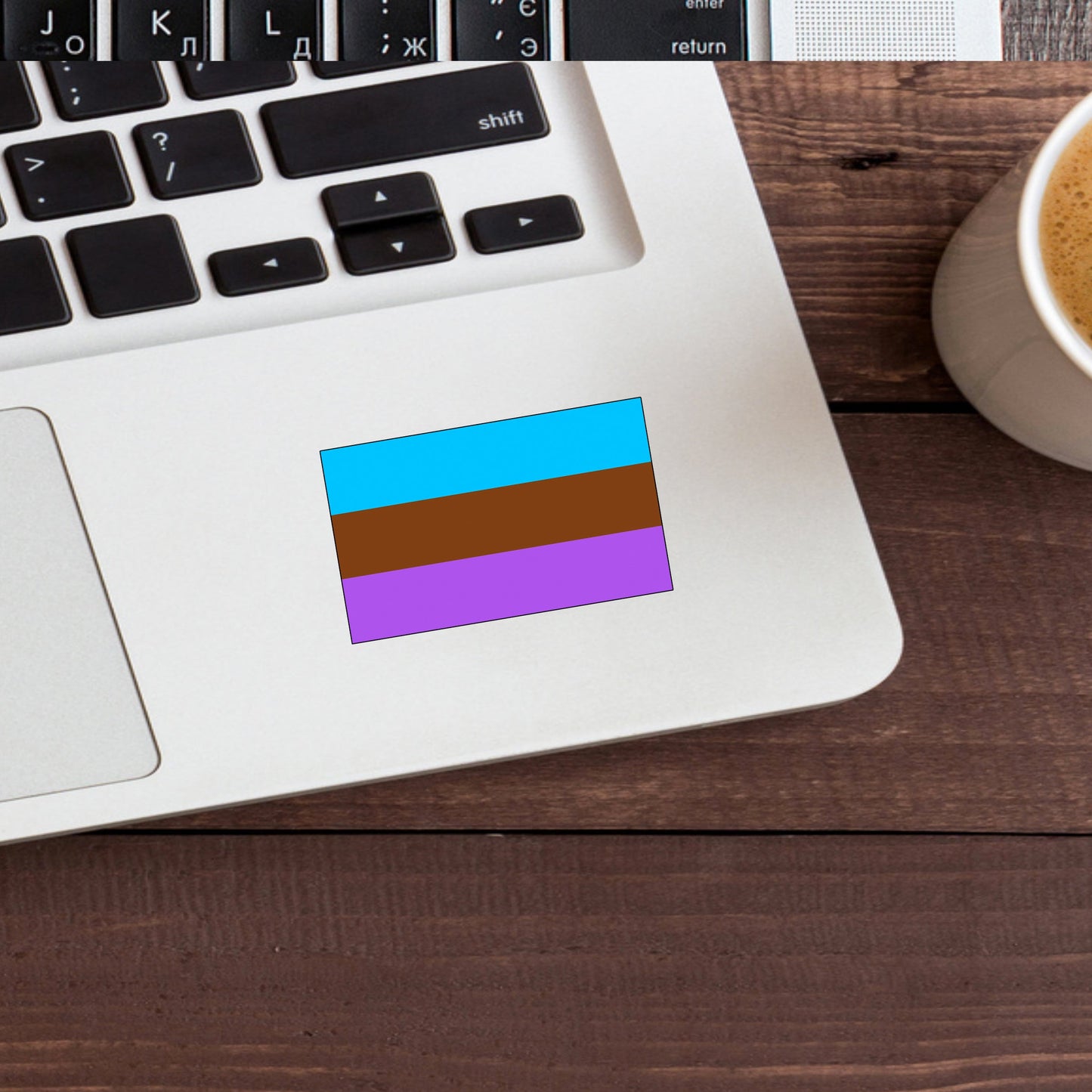 Androsexual Pride Flag Sticker