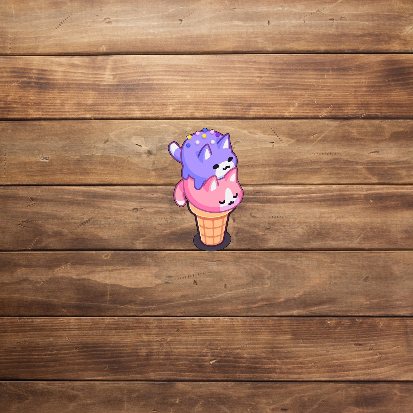 Ice cream cat Sticker