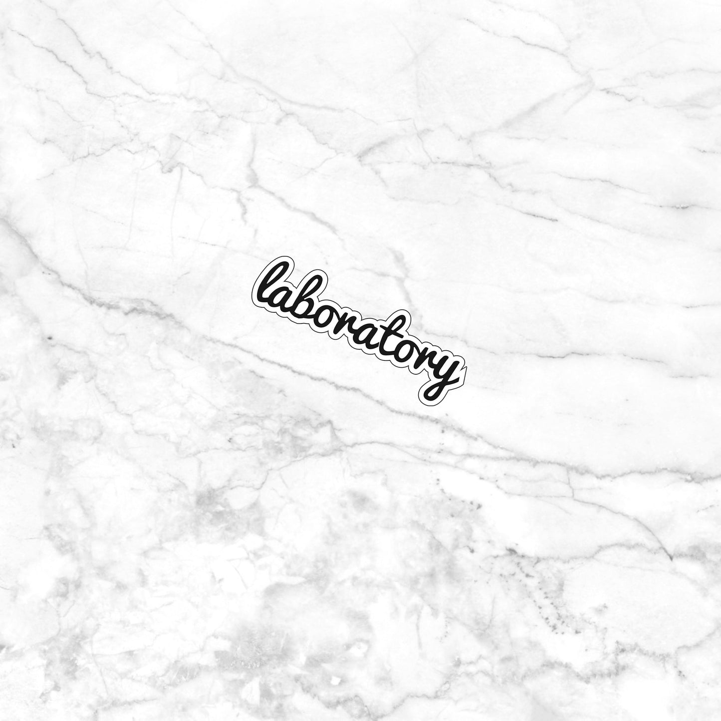Science Sticker, Laboratory Sticker
