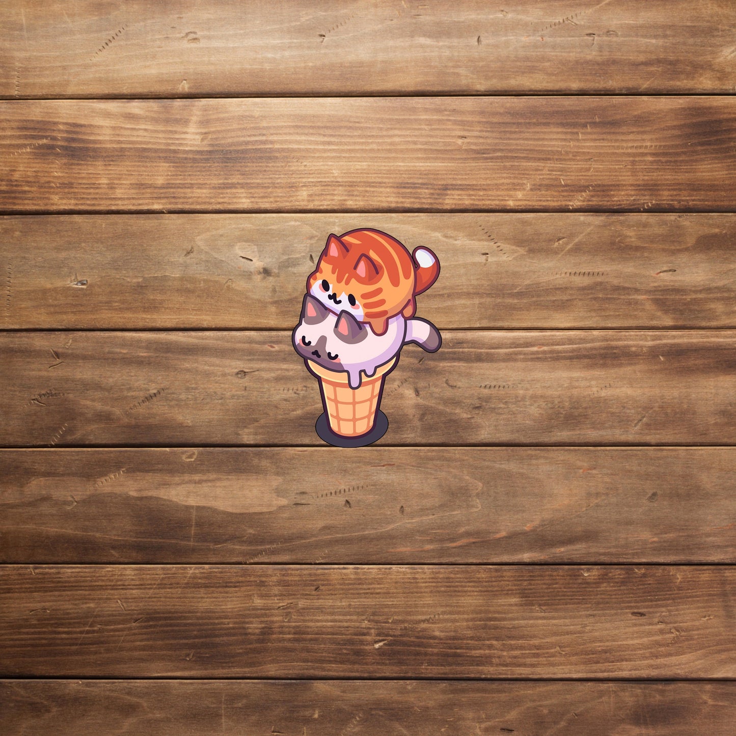 Icecream cat Sticker