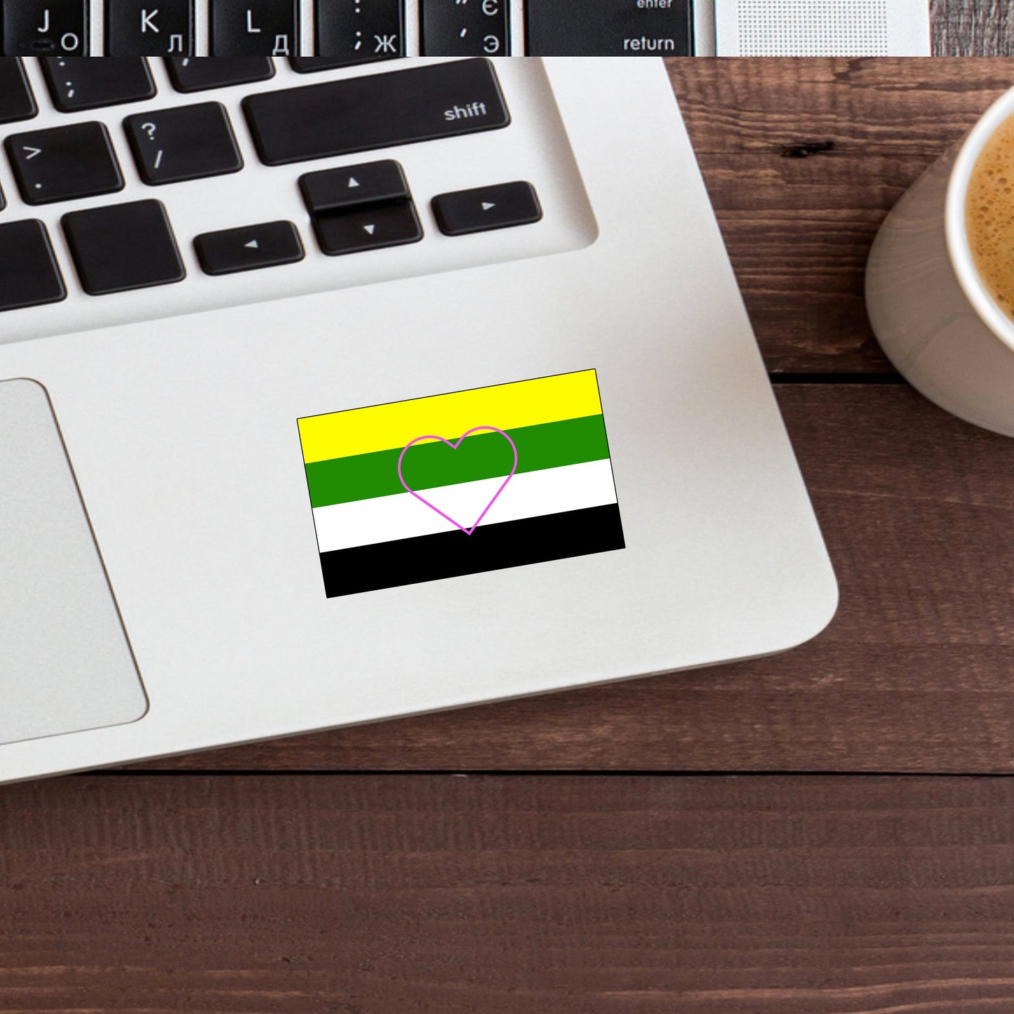 Skoliosexual Pride Flag Sticker