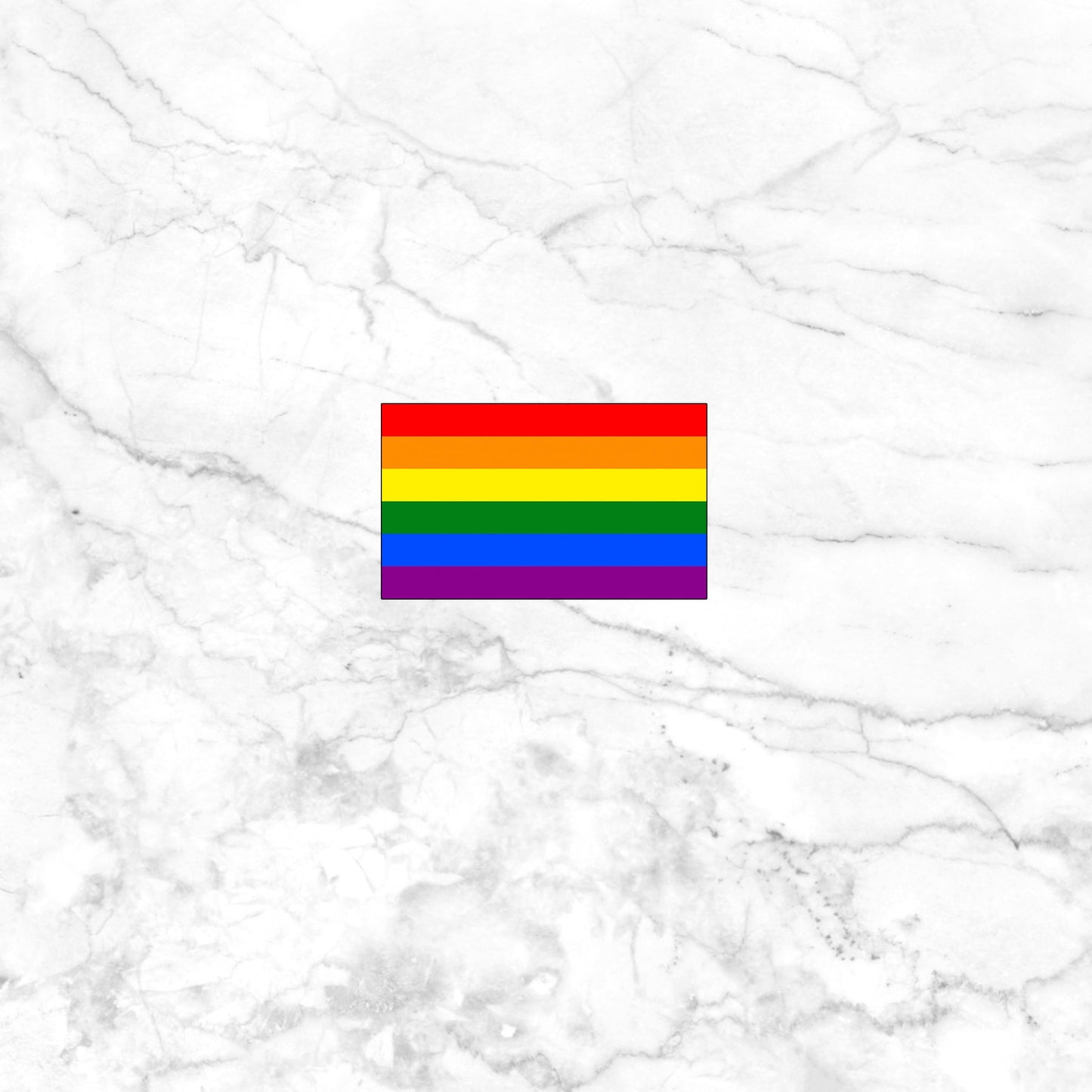 Traditional Pride Flag Sticker