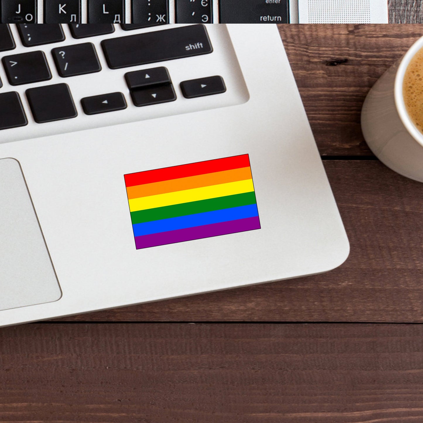 Traditional Pride Flag Sticker