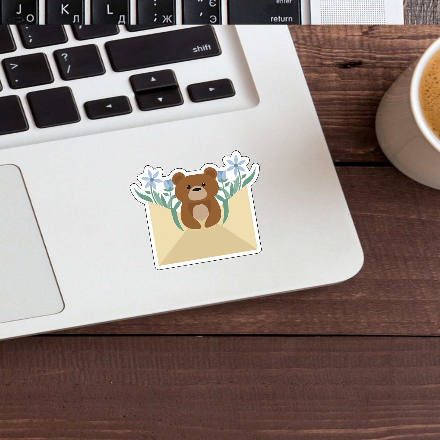 Baby Animals And Spring Flowers Sticker